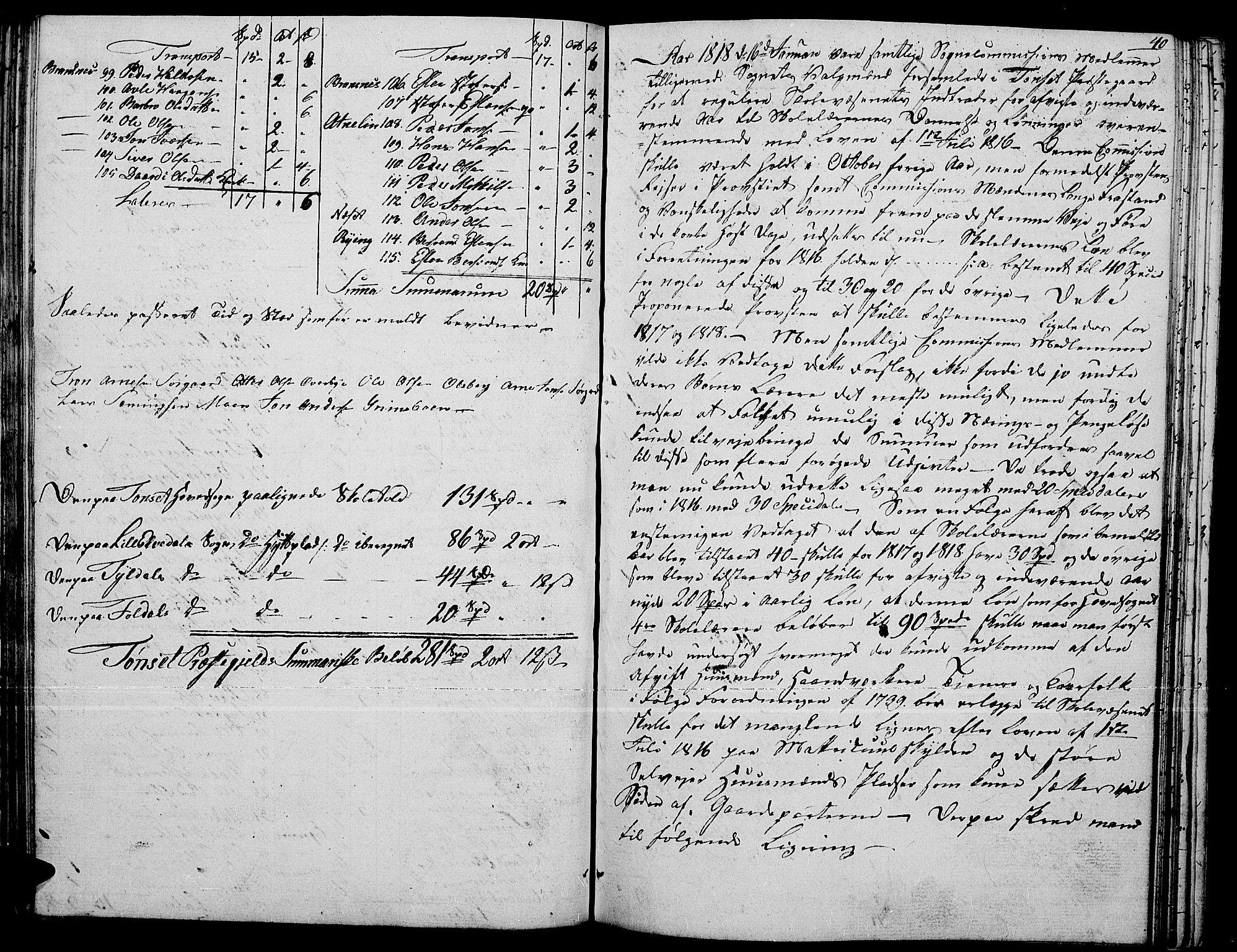 Tynset prestekontor, AV/SAH-PREST-058/H/Ha/Haa/L0015: Parish register (official) no. 15, 1801-1814, p. 40