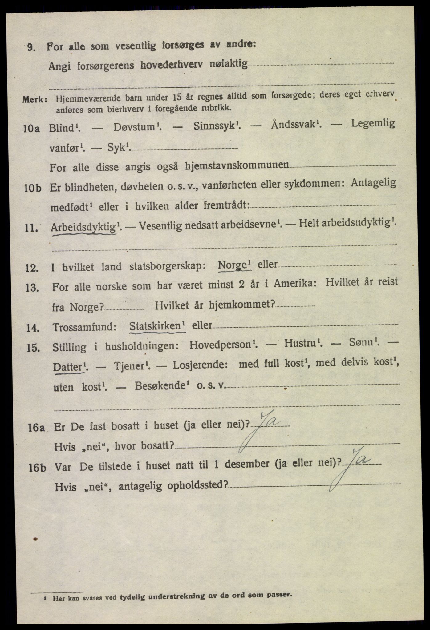 SAH, 1920 census for Øyer, 1920, p. 4456