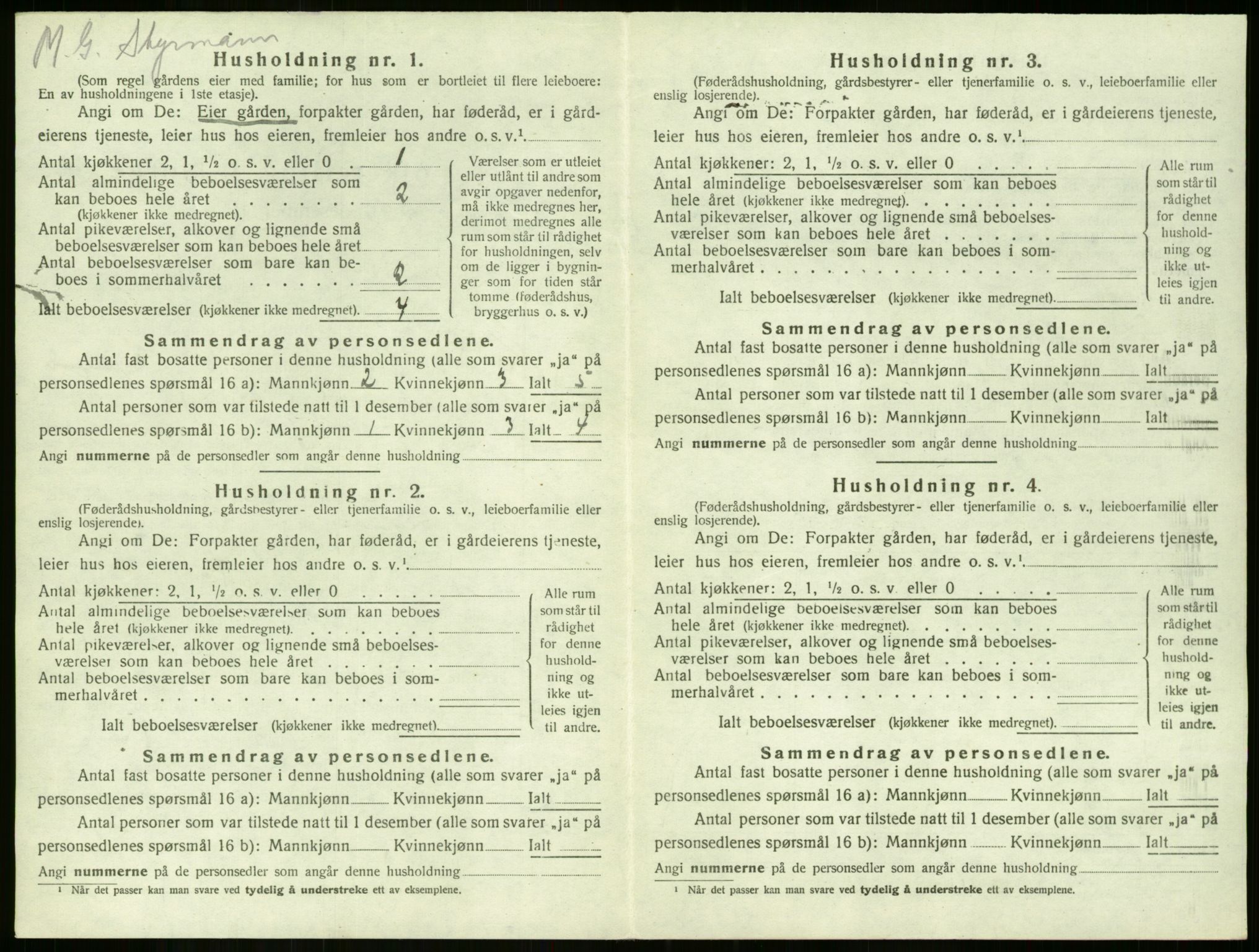 SAKO, 1920 census for Tjøme, 1920, p. 1127