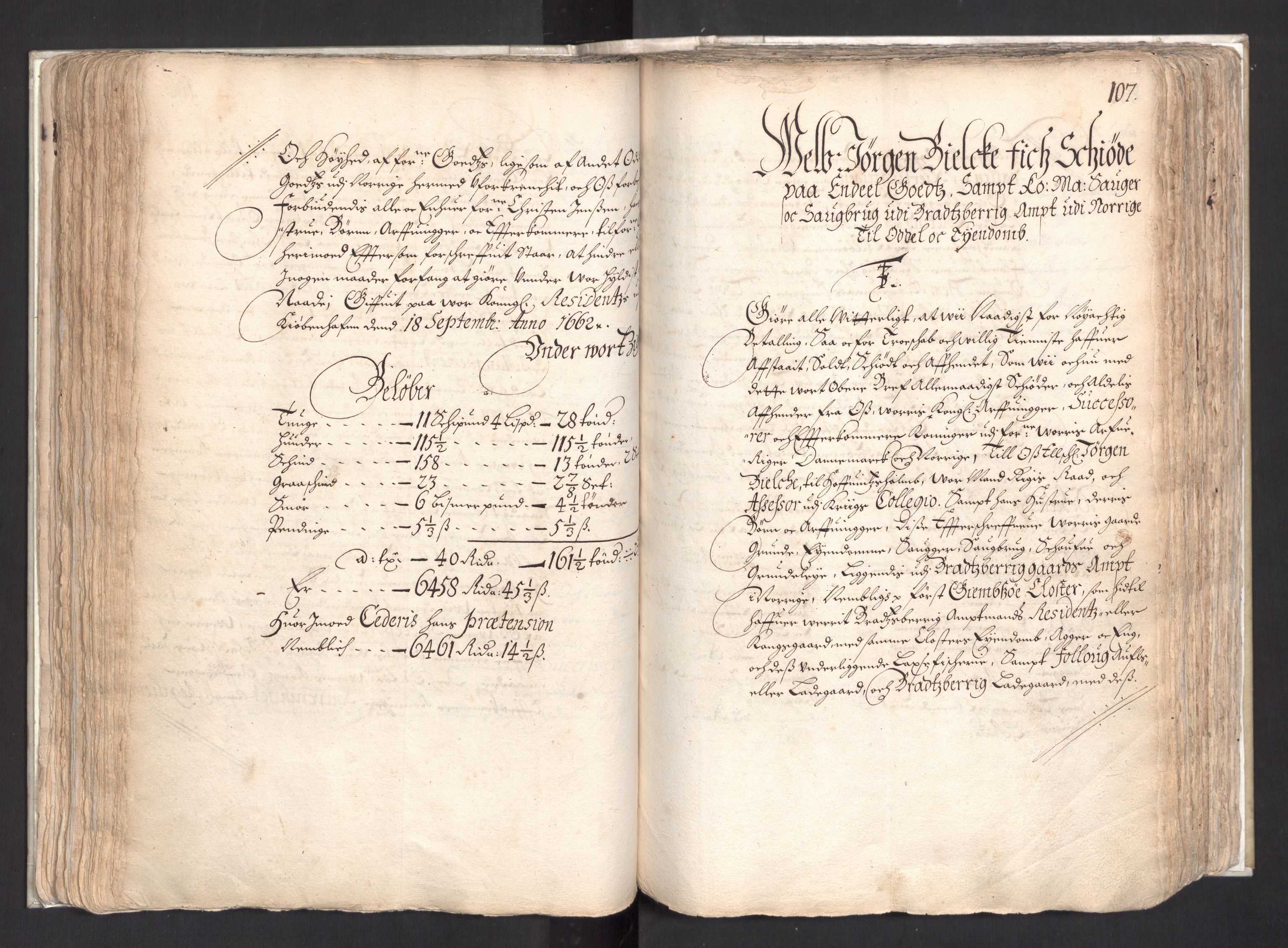 Rentekammeret, Kammerkanselliet, AV/RA-EA-3111/G/Gg/Ggj/Ggja/L0003: Skjøtebok Oa (13), 1661-1669, p. 111