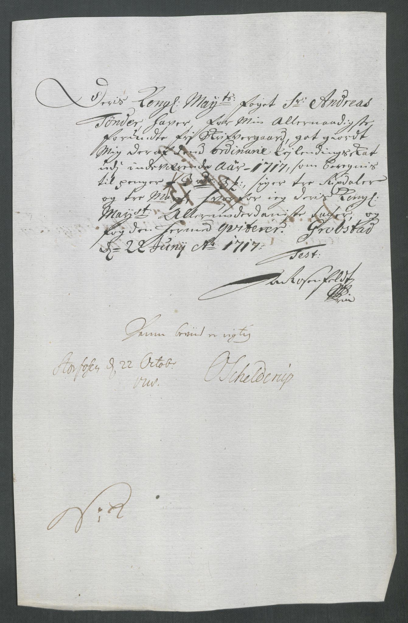 Rentekammeret inntil 1814, Reviderte regnskaper, Fogderegnskap, AV/RA-EA-4092/R68/L4763: Fogderegnskap Senja og Troms, 1717, p. 378