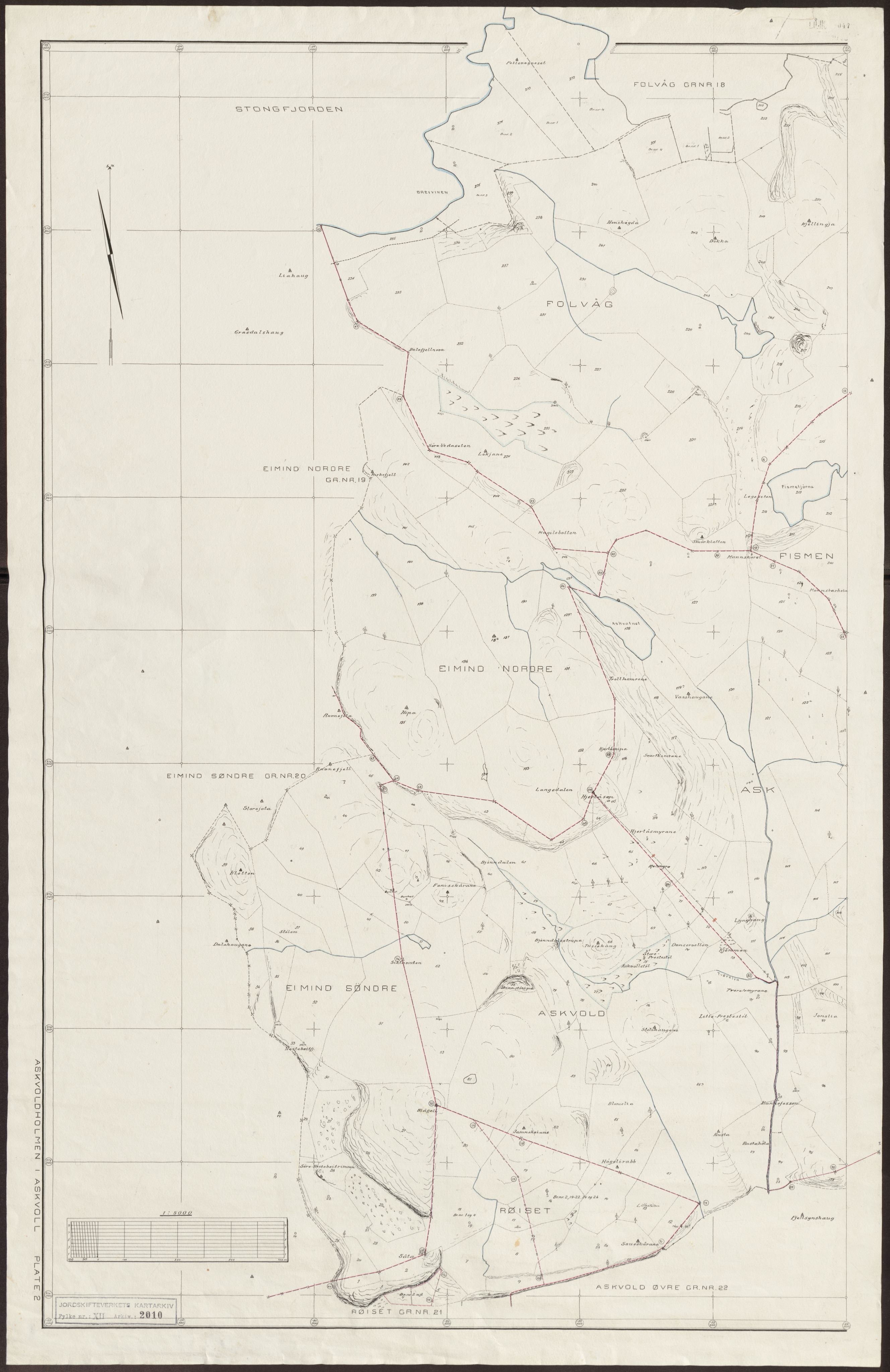 Jordskifteverkets kartarkiv, RA/S-3929/T, 1859-1988, p. 2421