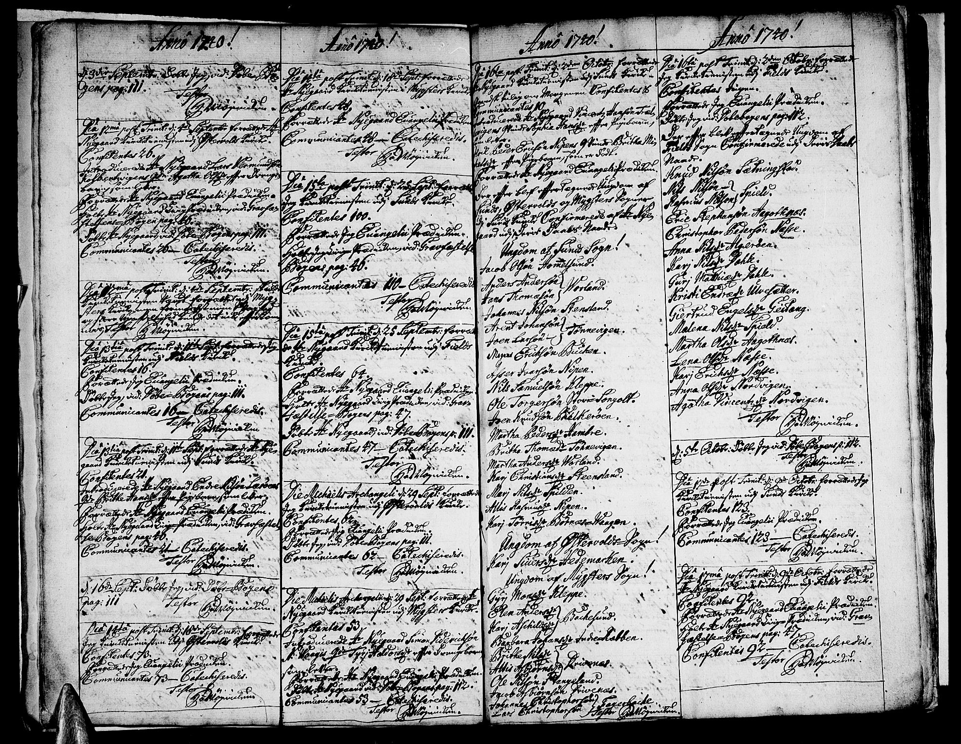 Sund sokneprestembete, AV/SAB-A-99930: Parish register (official) no. A 3, 1740-1769