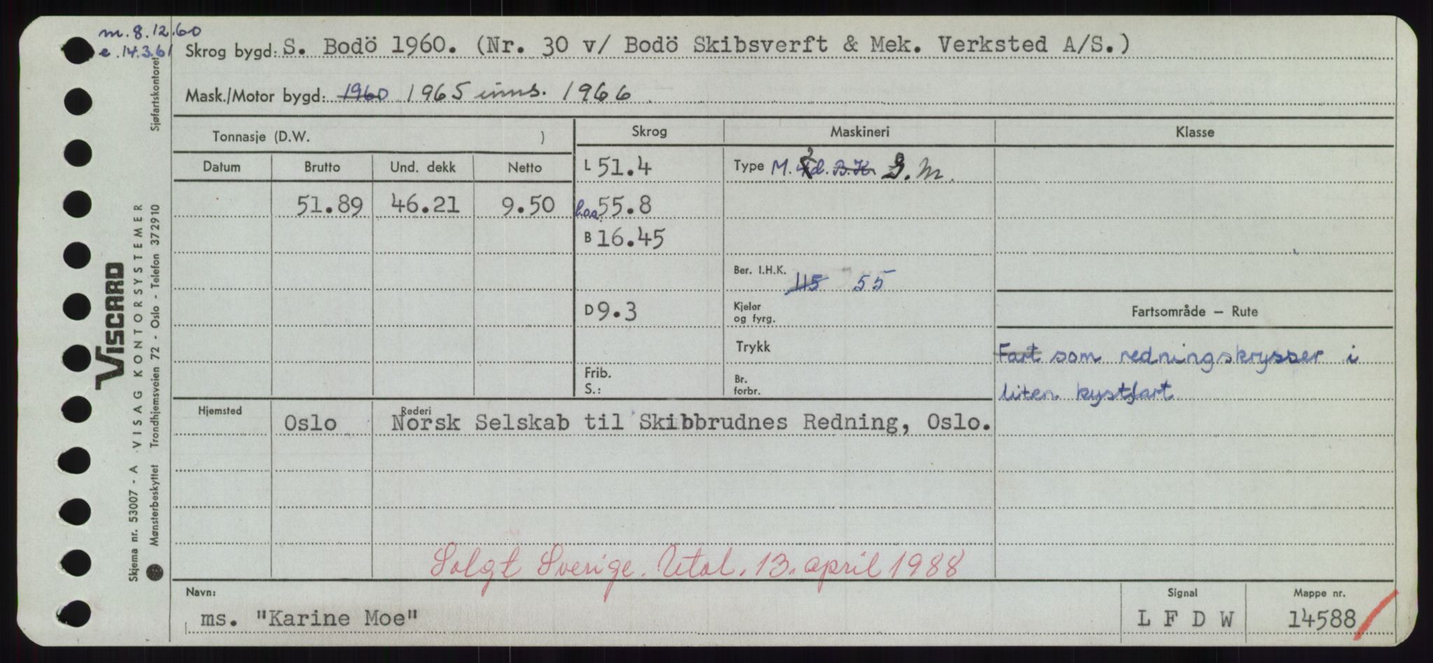 Sjøfartsdirektoratet med forløpere, Skipsmålingen, RA/S-1627/H/Hd/L0020: Fartøy, K-Kon, p. 99