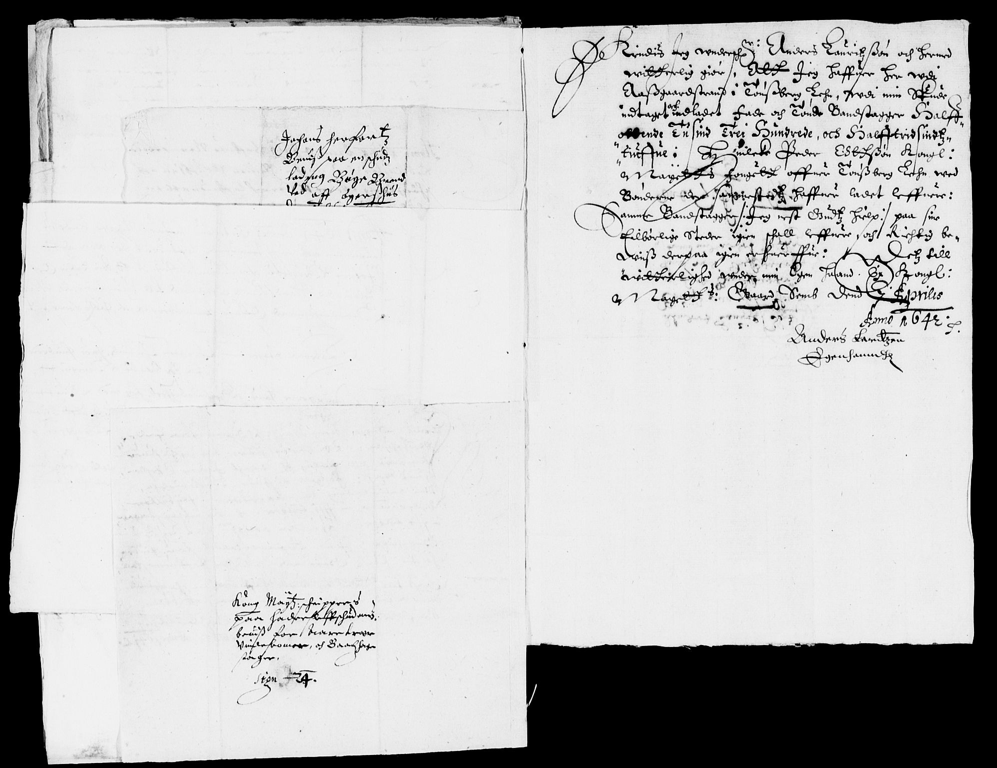 Rentekammeret inntil 1814, Reviderte regnskaper, Lensregnskaper, AV/RA-EA-5023/R/Rb/Rbo/L0022: Tønsberg len, 1641-1642