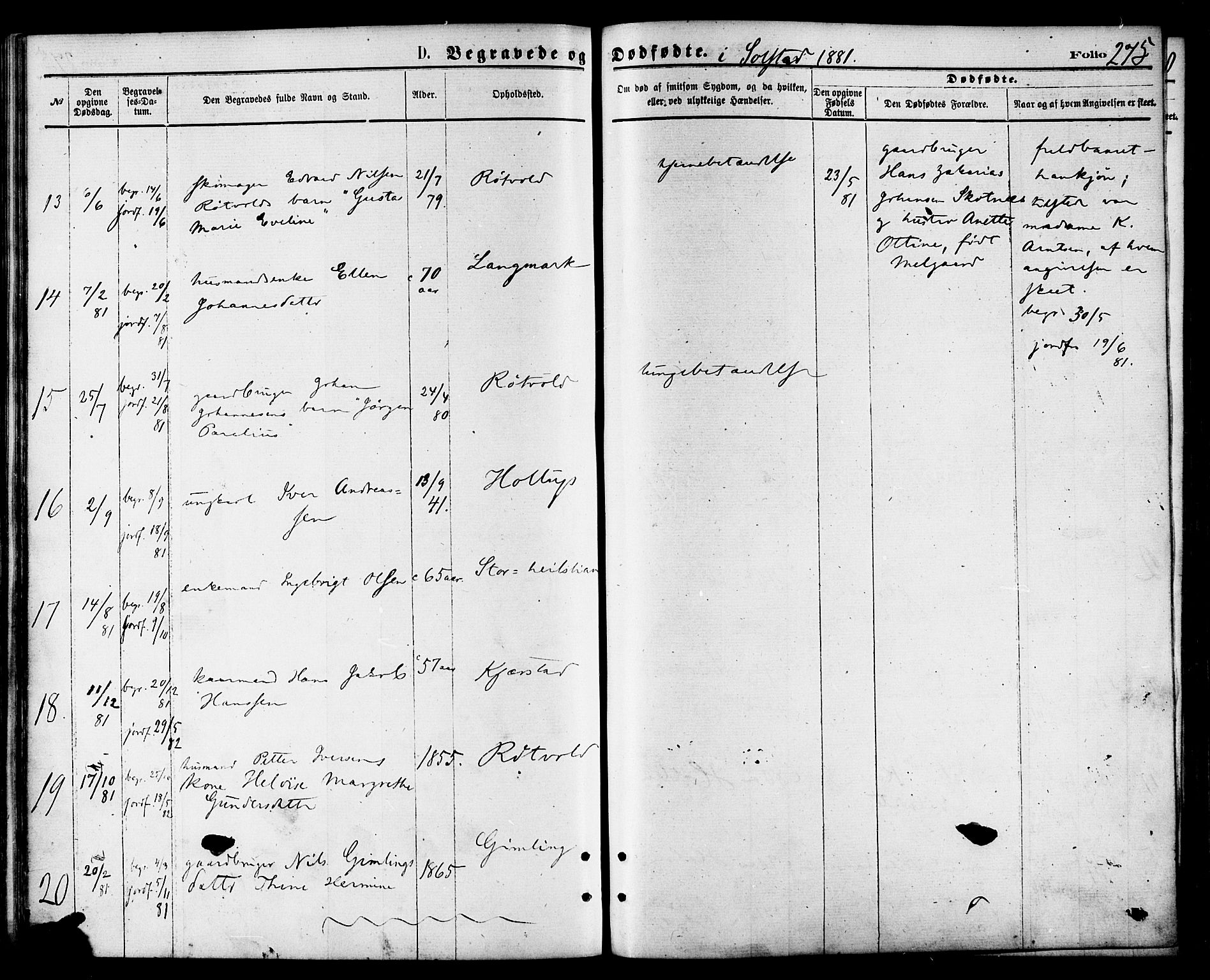 Ministerialprotokoller, klokkerbøker og fødselsregistre - Nordland, AV/SAT-A-1459/810/L0149: Parish register (official) no. 810A09 /2, 1874-1884, p. 275