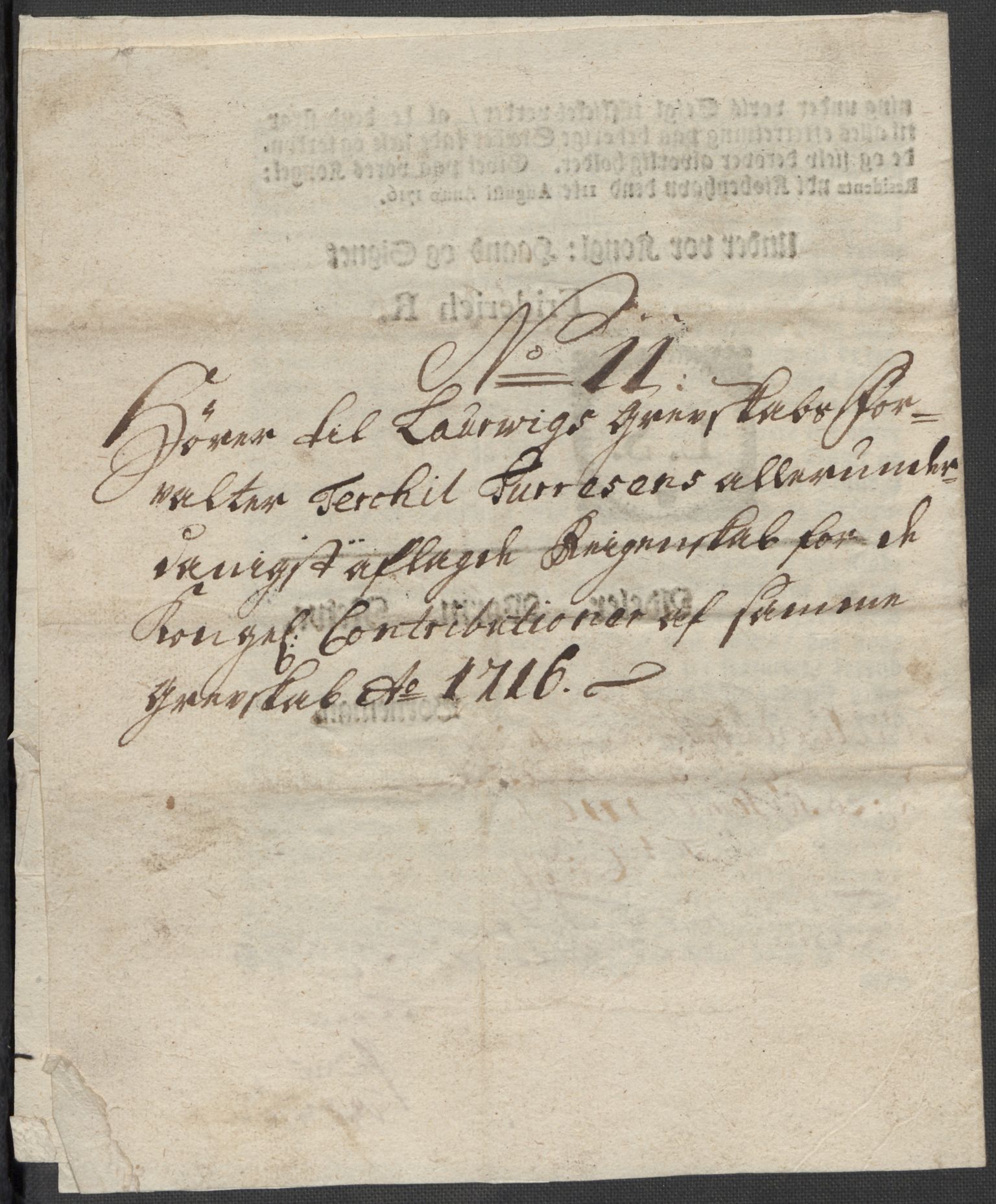 Rentekammeret inntil 1814, Reviderte regnskaper, Fogderegnskap, AV/RA-EA-4092/R33/L1987: Fogderegnskap Larvik grevskap, 1716-1717, p. 173