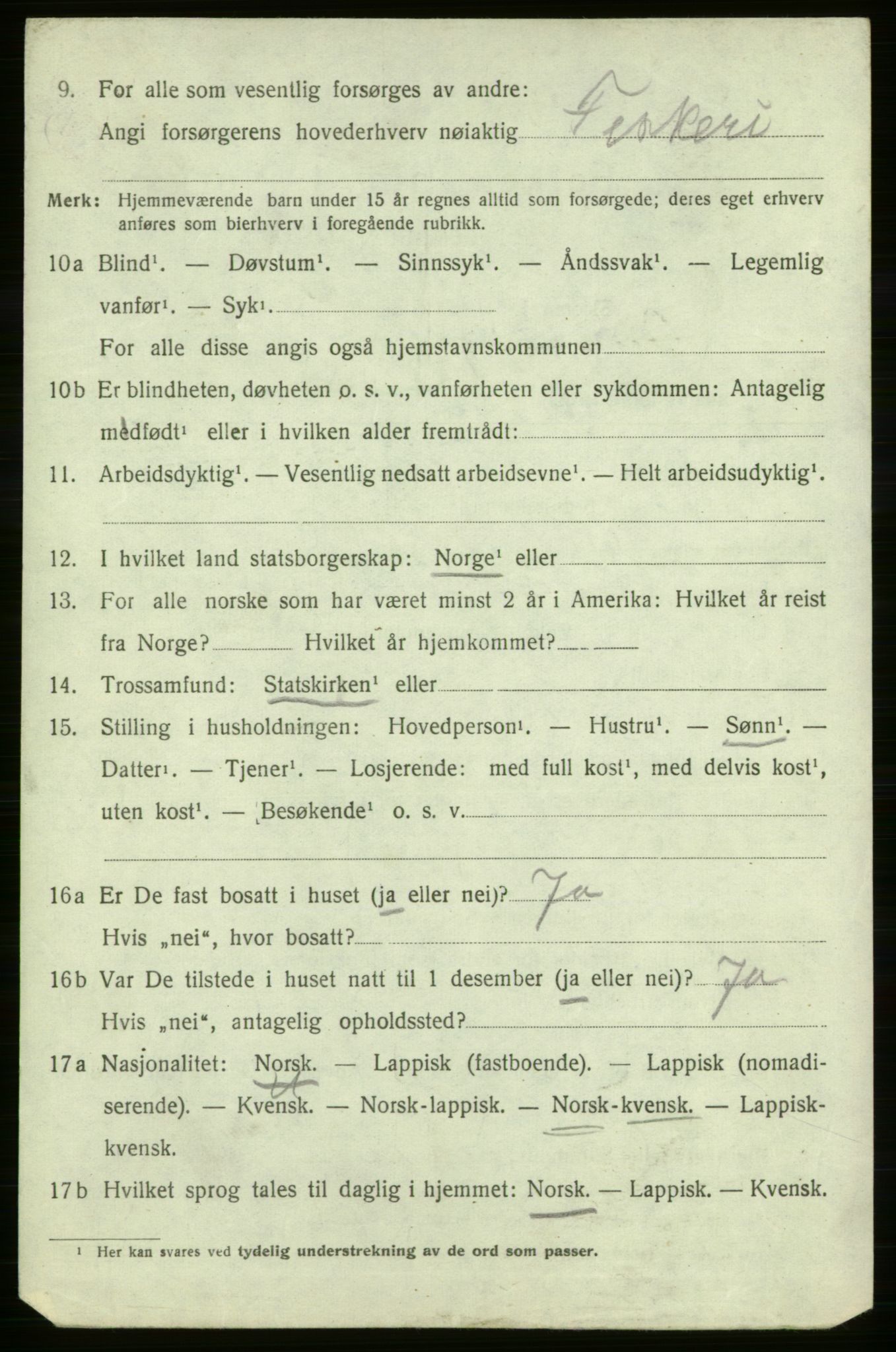 SATØ, 1920 census for Måsøy, 1920, p. 1175