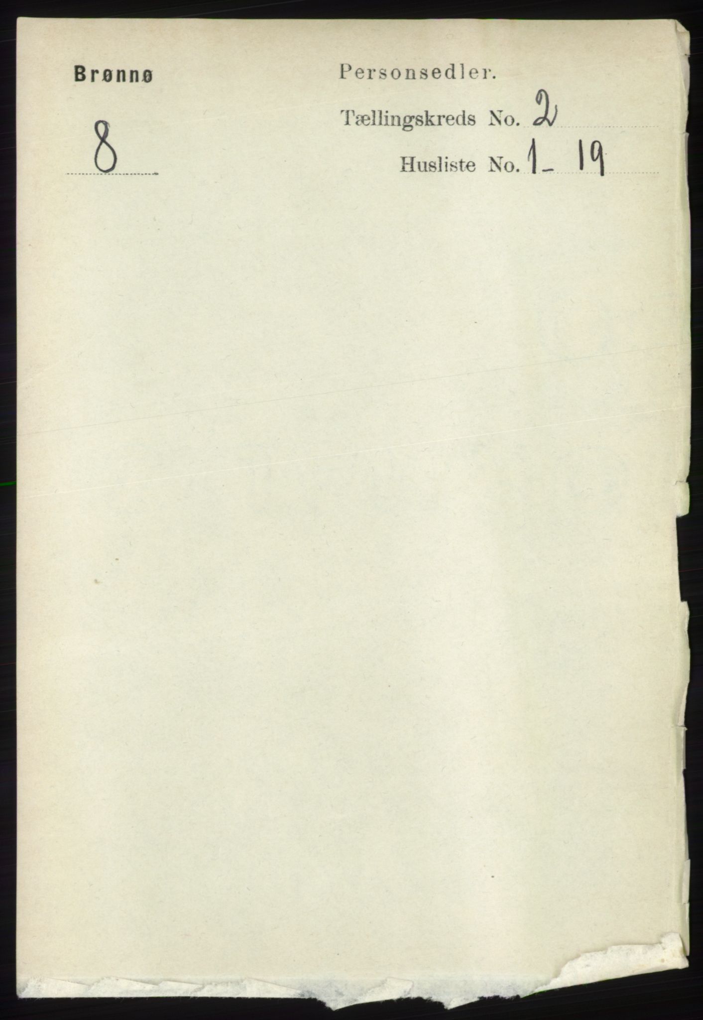 RA, 1891 census for 1814 Brønnøy, 1891, p. 805