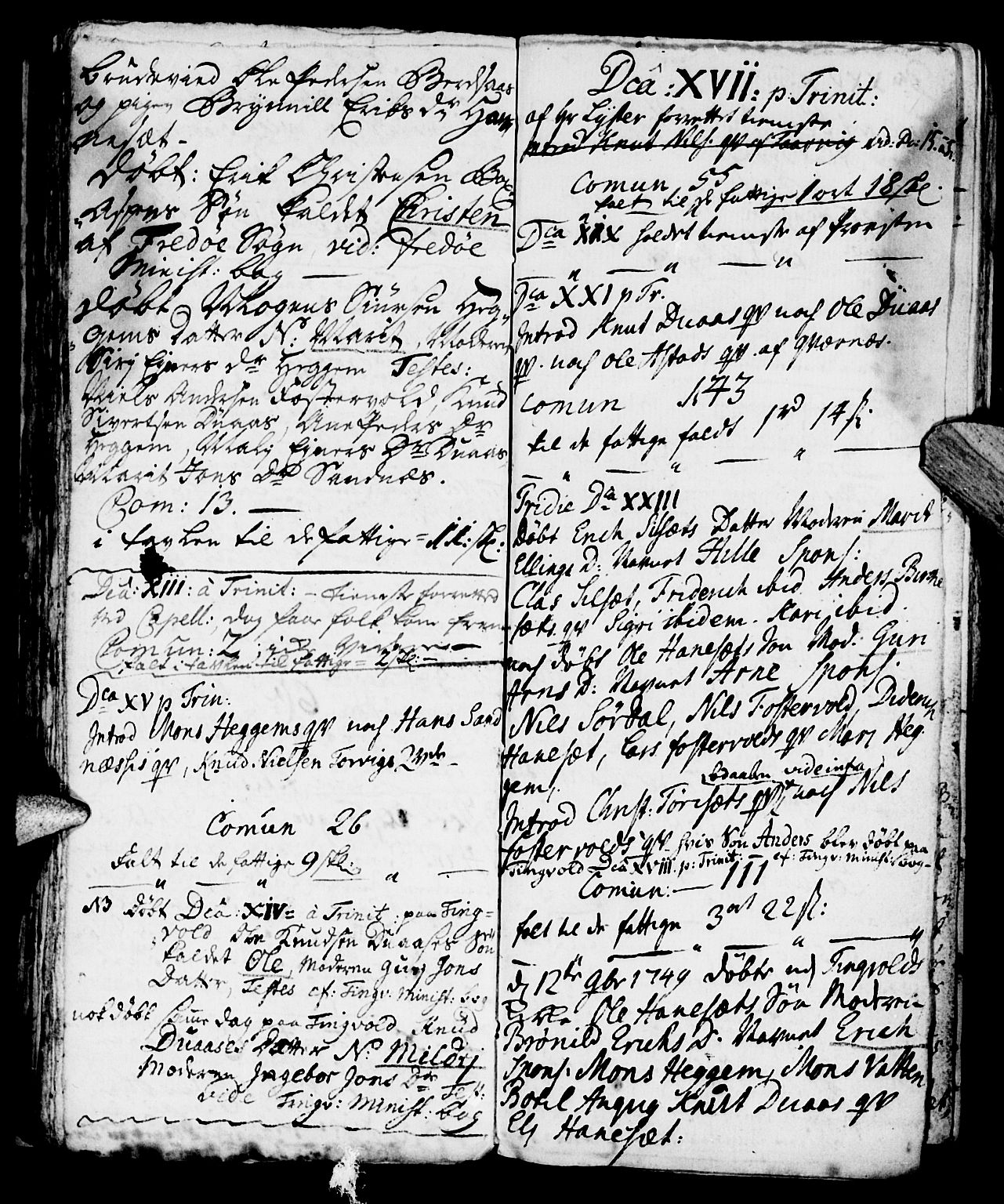 Ministerialprotokoller, klokkerbøker og fødselsregistre - Møre og Romsdal, AV/SAT-A-1454/584/L0964: Parish register (official) no. 584A04, 1732-1754