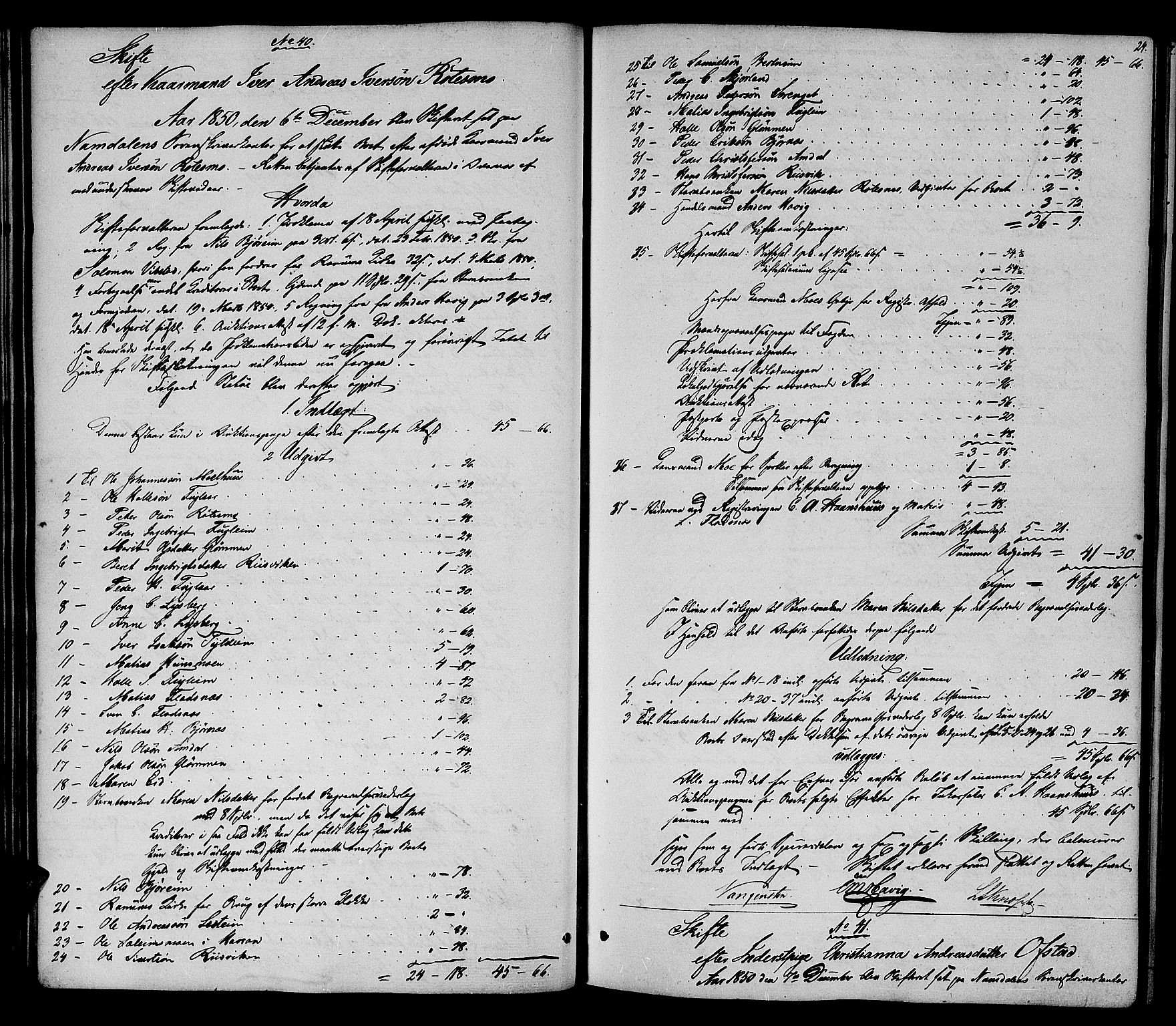 Namdal sorenskriveri, AV/SAT-A-4133/1/3/3A/L0043: Skifteprotokoll nr. 5, 1850-1858, p. 24