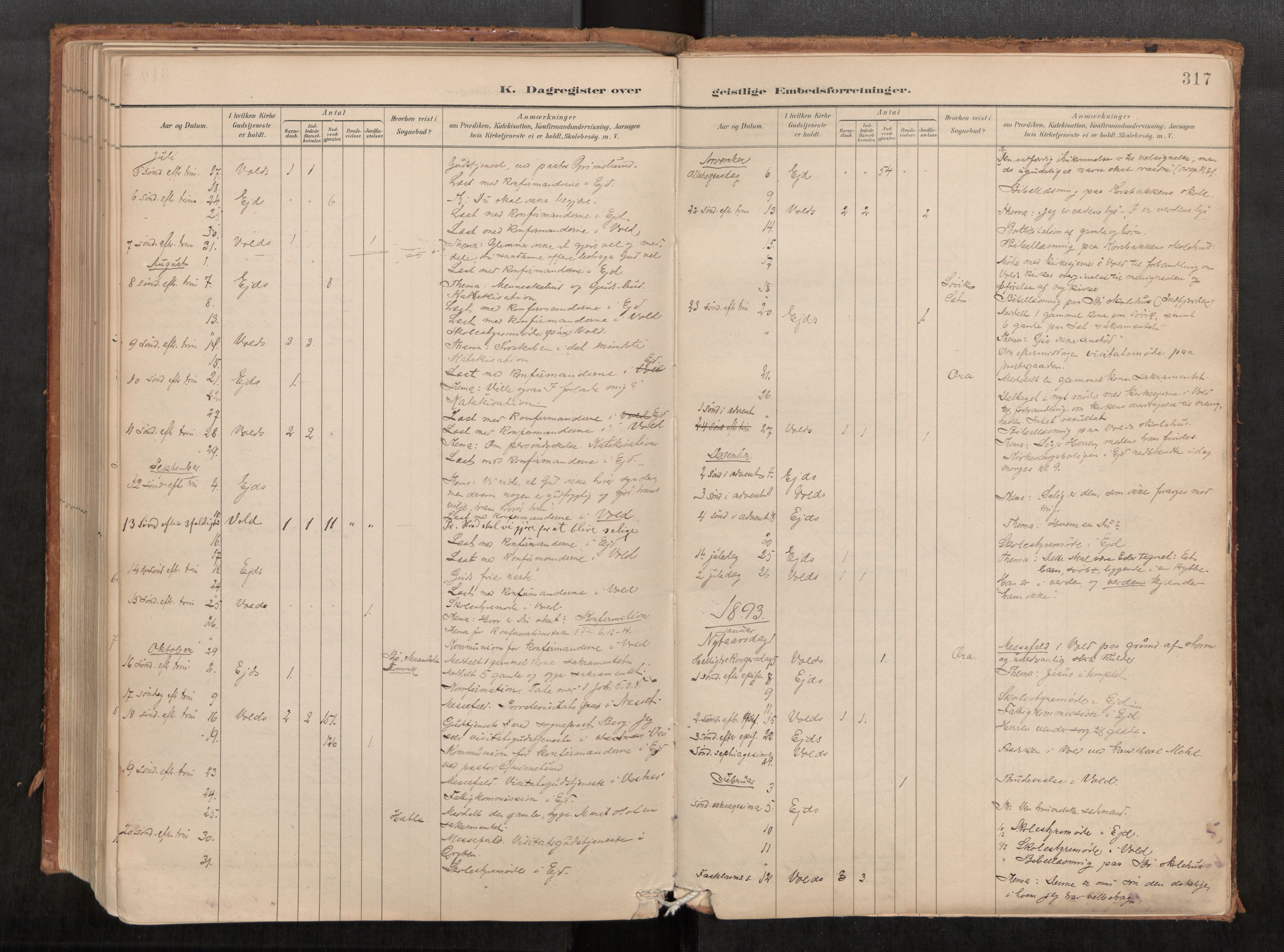 Ministerialprotokoller, klokkerbøker og fødselsregistre - Møre og Romsdal, AV/SAT-A-1454/542/L0553: Parish register (official) no. 542A03, 1885-1925, p. 317
