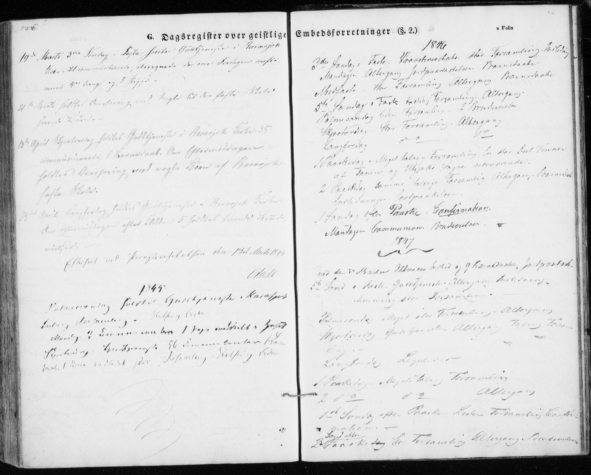 Kistrand/Porsanger sokneprestembete, SATØ/S-1351/H/Ha/L0012.kirke: Parish register (official) no. 12, 1843-1871, p. 566-567
