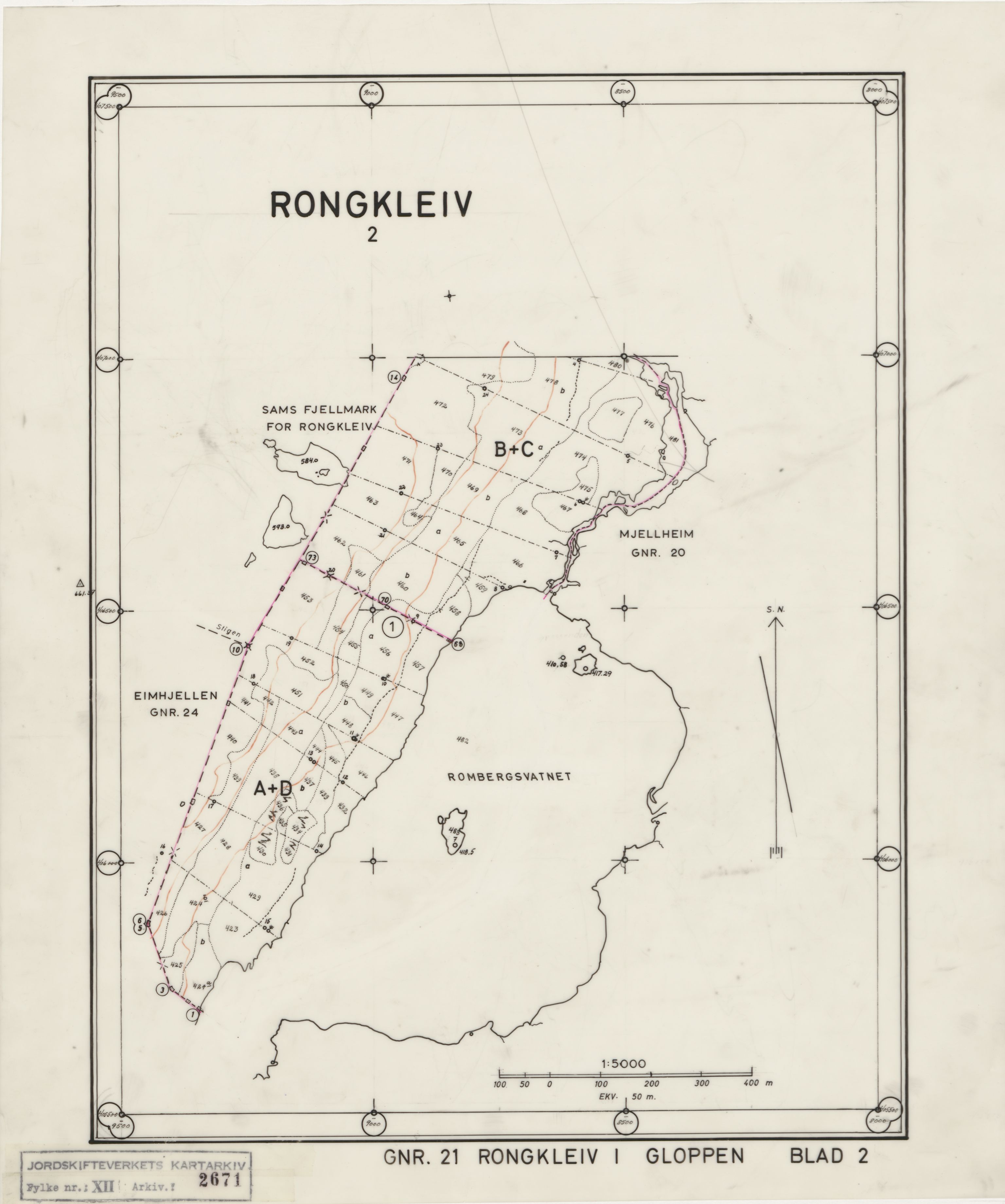 Jordskifteverkets kartarkiv, RA/S-3929/T, 1859-1988, p. 3286
