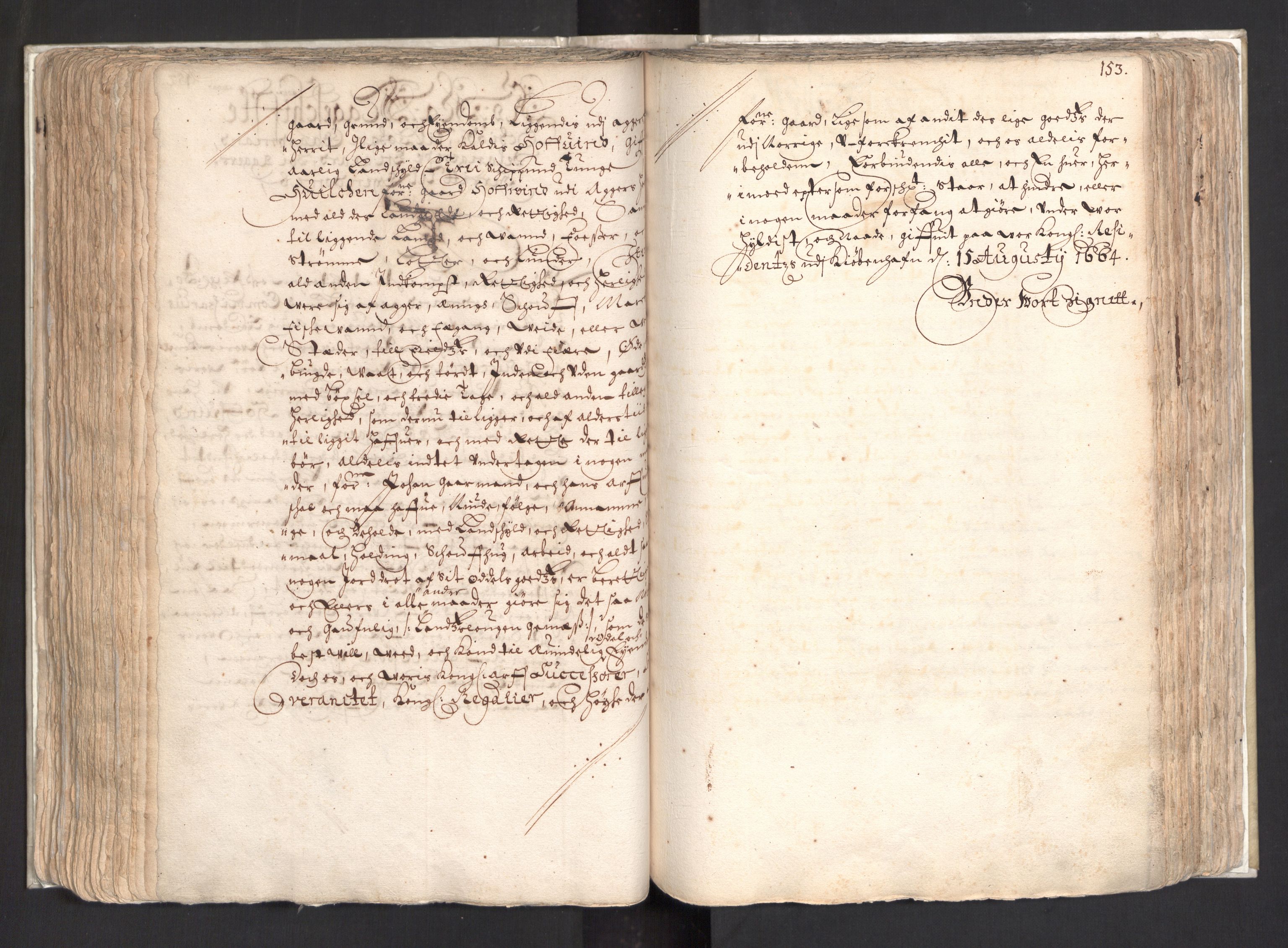 Rentekammeret, Kammerkanselliet, RA/EA-3111/G/Gg/Ggj/Ggja/L0003: Skjøtebok Oa (13), 1661-1669, p. 157