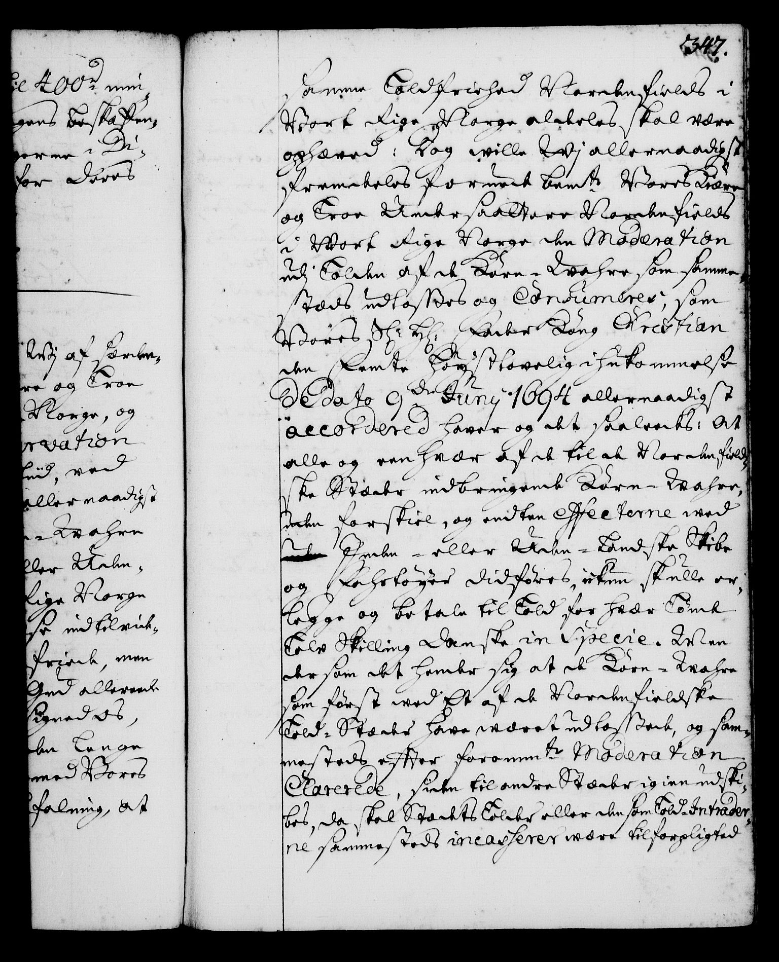 Rentekammeret, Kammerkanselliet, RA/EA-3111/G/Gg/Gga/L0001: Norsk ekspedisjonsprotokoll med register (merket RK 53.1), 1720-1723, p. 347