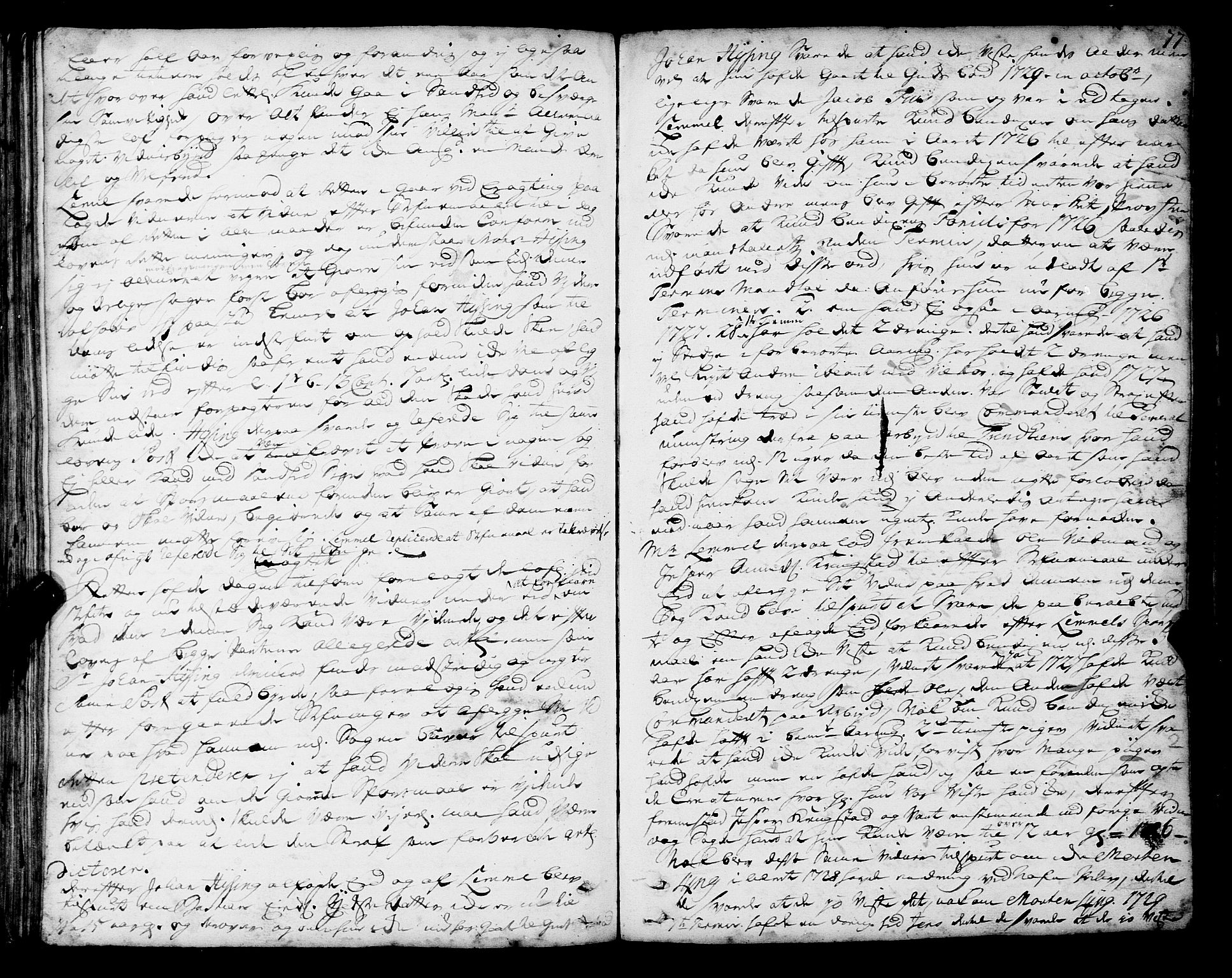 Romsdal sorenskriveri, SAT/A-4149/1/1/1A/L0010: Tingbok, 1728-1732, p. 77