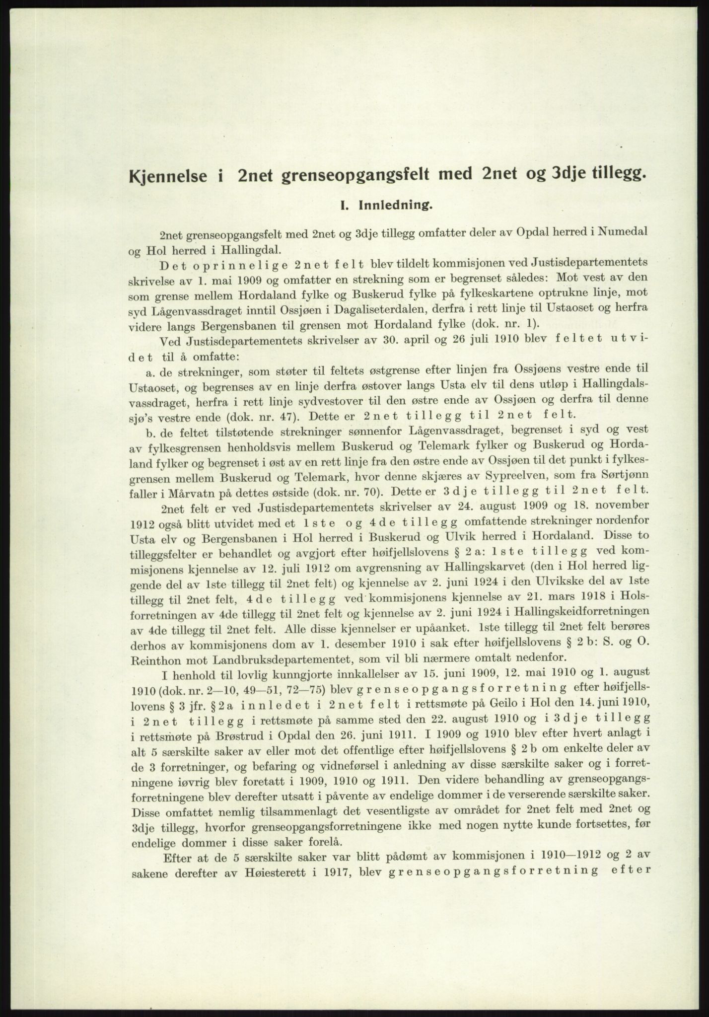 Høyfjellskommisjonen, AV/RA-S-1546/X/Xa/L0001: Nr. 1-33, 1909-1953, p. 984