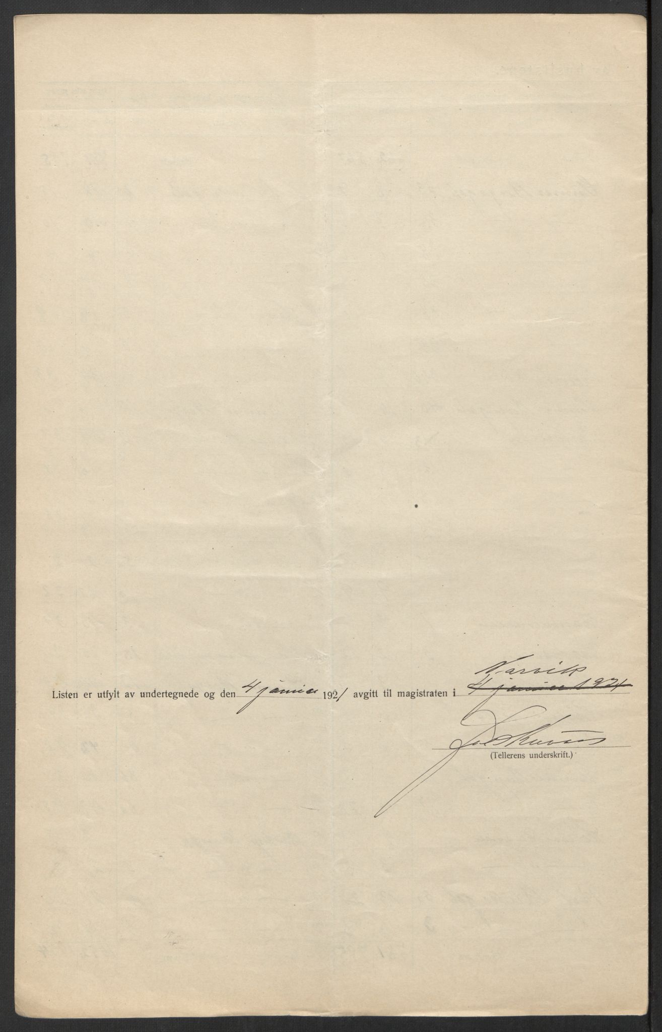 SAT, 1920 census for Narvik, 1920, p. 14