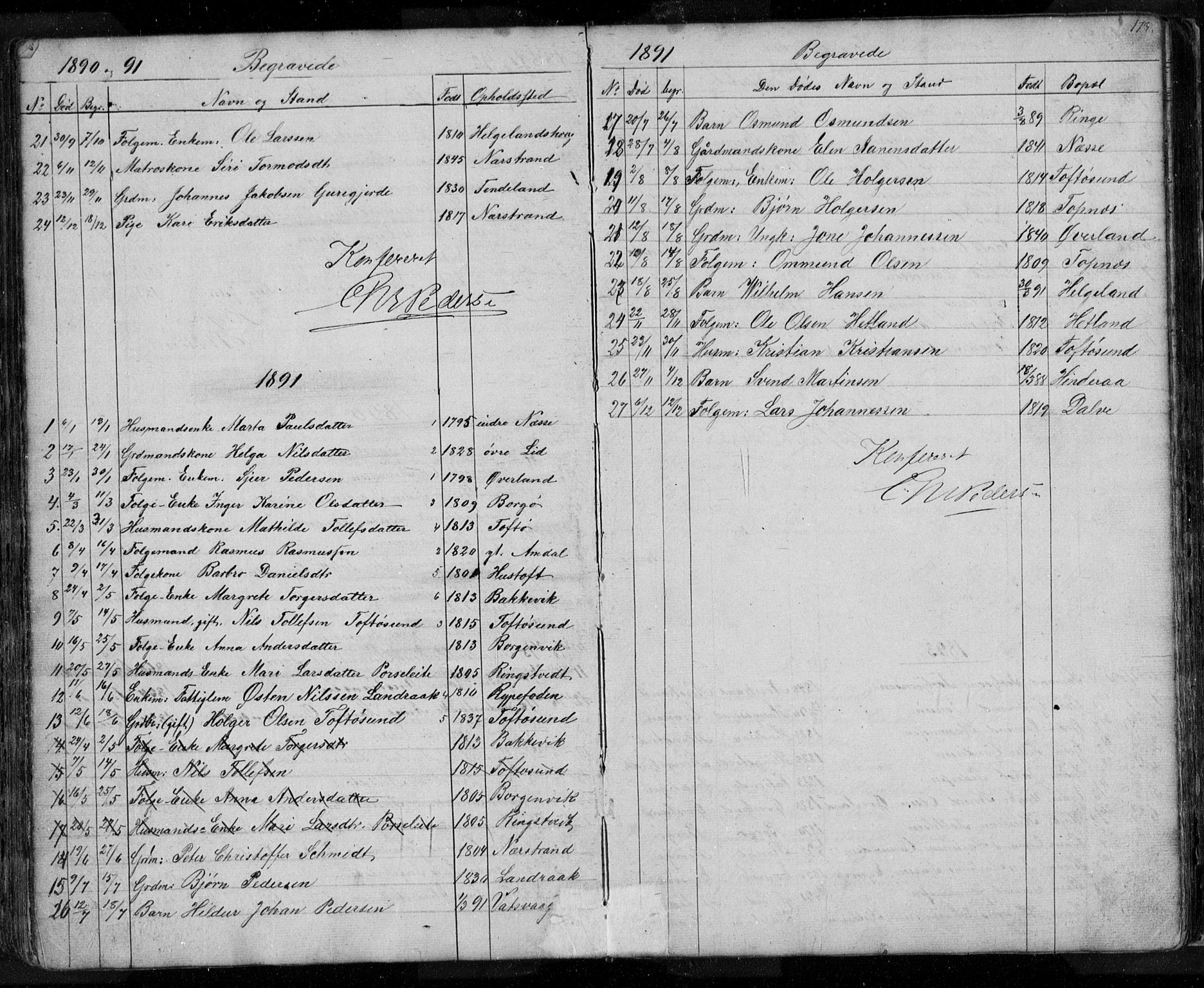 Nedstrand sokneprestkontor, SAST/A-101841/01/V: Parish register (copy) no. B 3, 1848-1933, p. 173