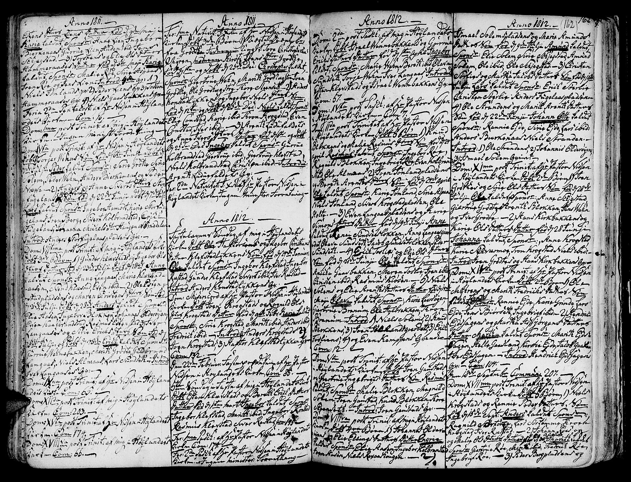Ministerialprotokoller, klokkerbøker og fødselsregistre - Sør-Trøndelag, SAT/A-1456/691/L1064: Parish register (official) no. 691A02 /4, 1768-1815, p. 162