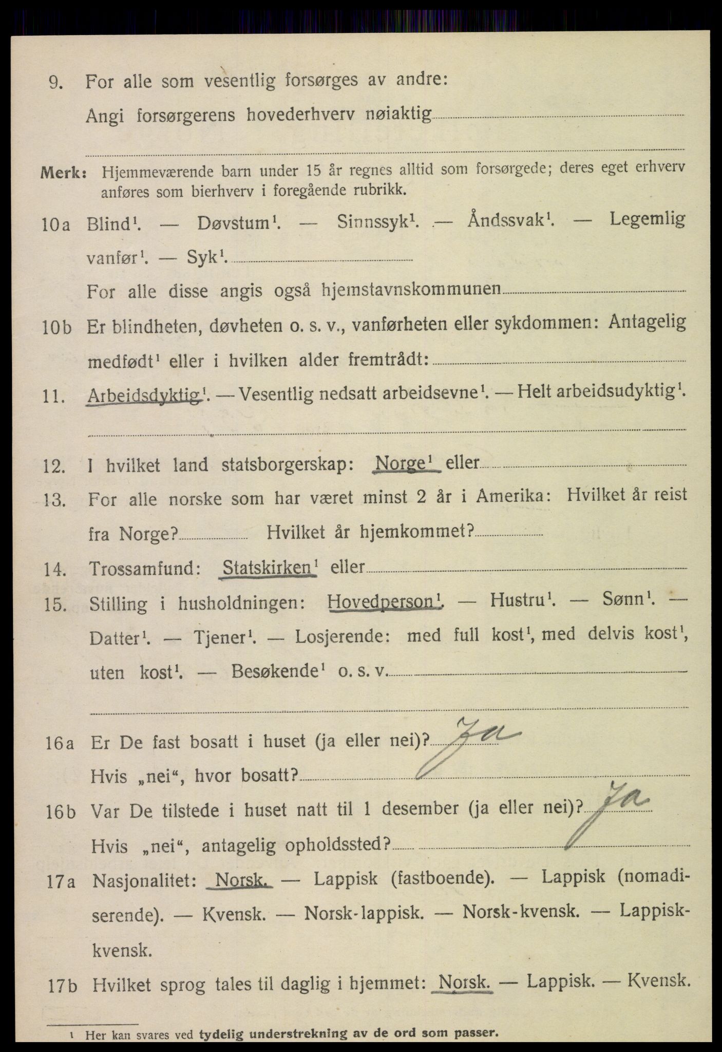 SAT, 1920 census for Stjørdal, 1920, p. 6003