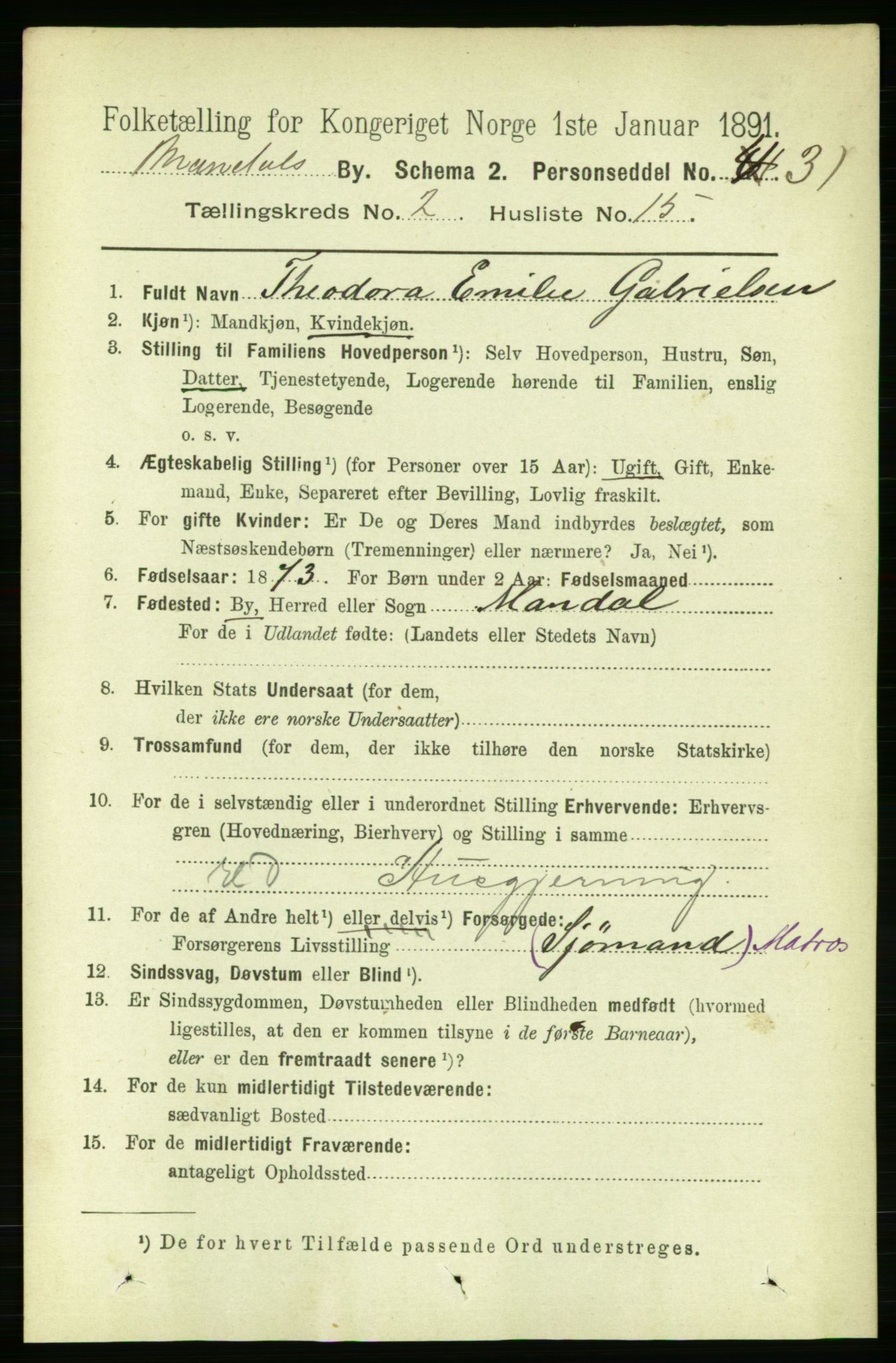 RA, 1891 census for 1002 Mandal, 1891, p. 1566