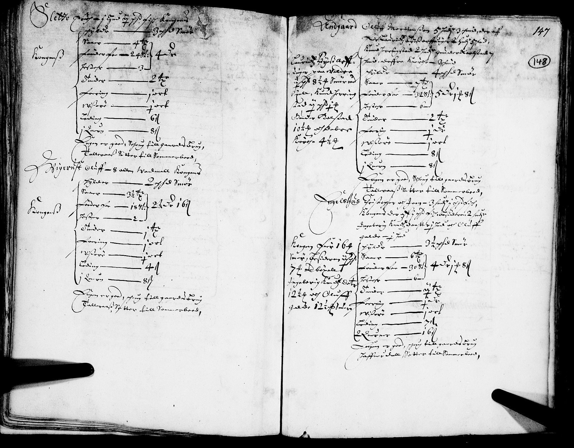 Rentekammeret inntil 1814, Realistisk ordnet avdeling, AV/RA-EA-4070/N/Nb/Nba/L0014: Gudbrandsdalen fogderi, 1. del, 1668, p. 147b-148a