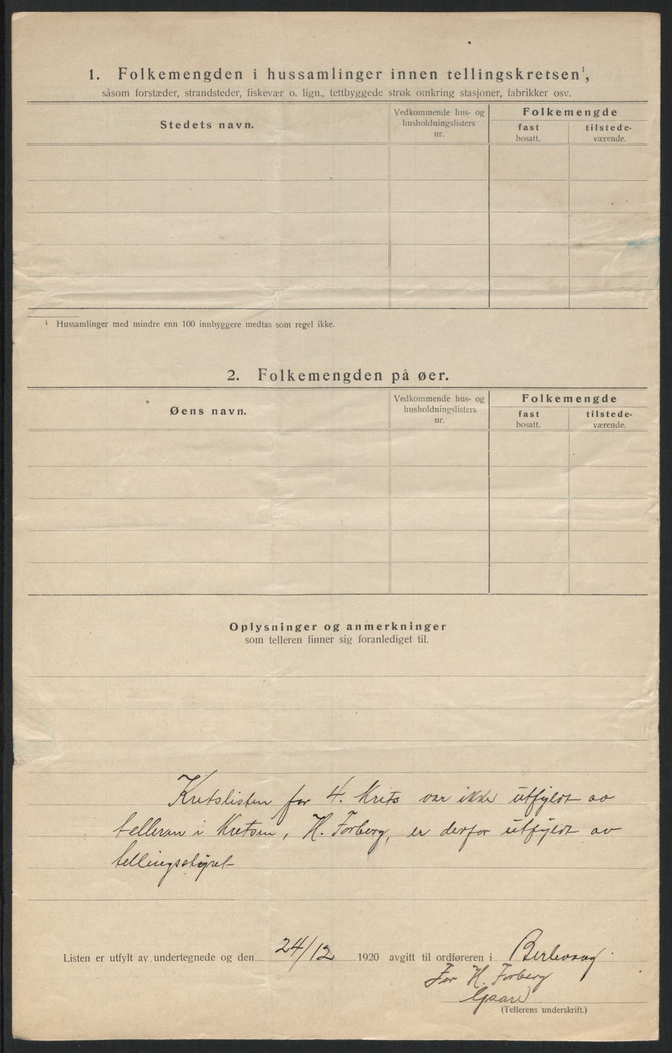 SATØ, 1920 census for Berlevåg, 1920, p. 18