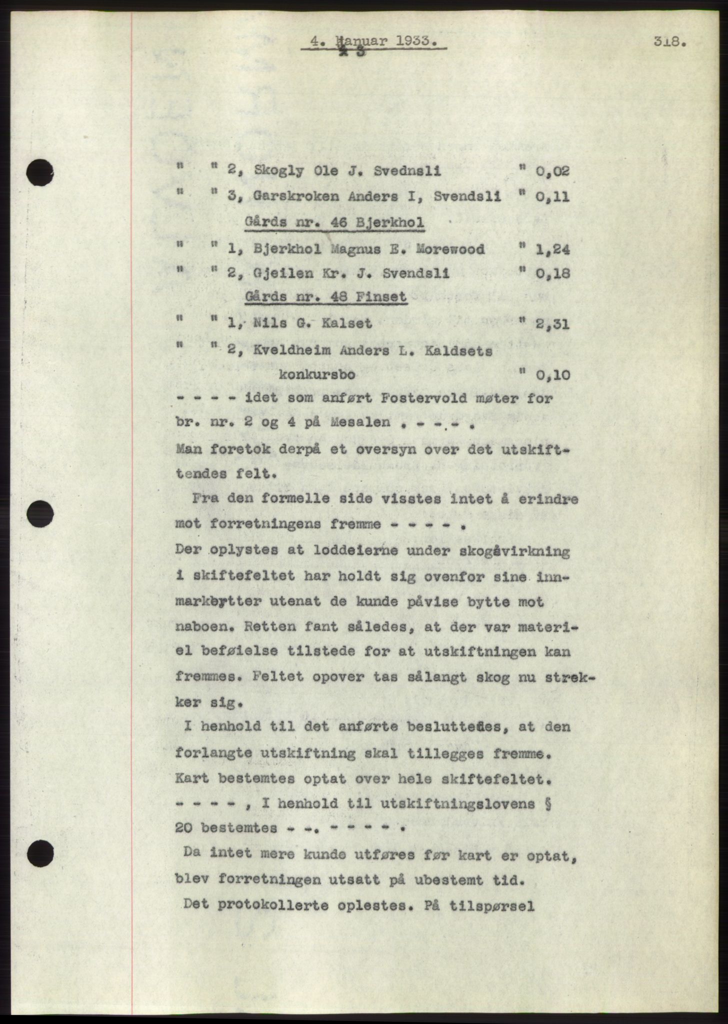 Romsdal sorenskriveri, AV/SAT-A-4149/1/2/2C/L0062: Mortgage book no. 56, 1932-1933, Deed date: 04.01.1933