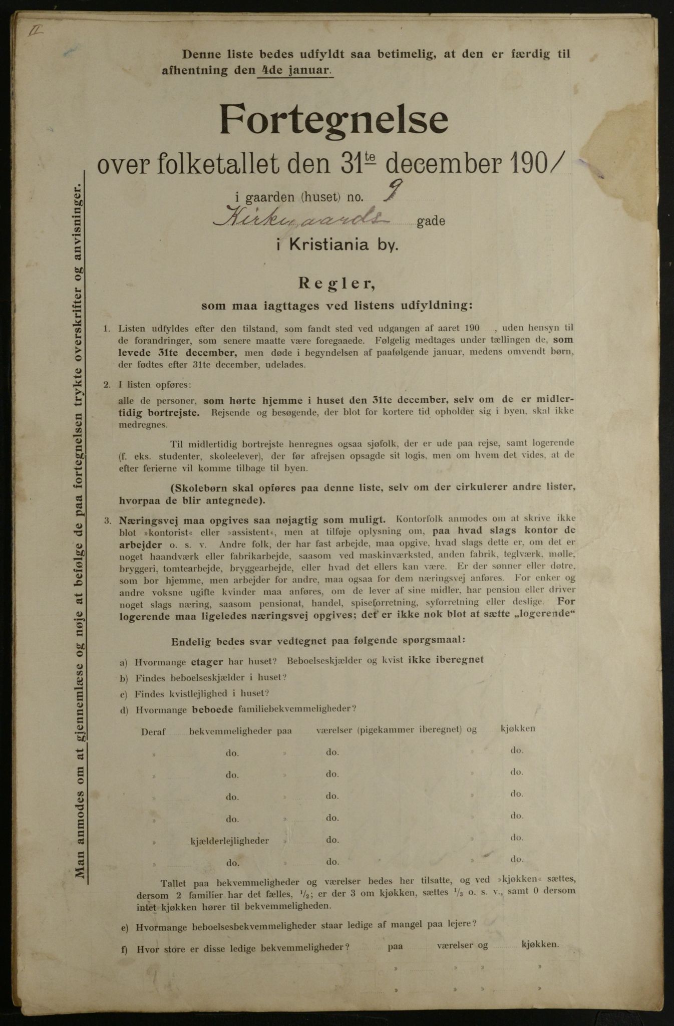 OBA, Municipal Census 1901 for Kristiania, 1901, p. 7903