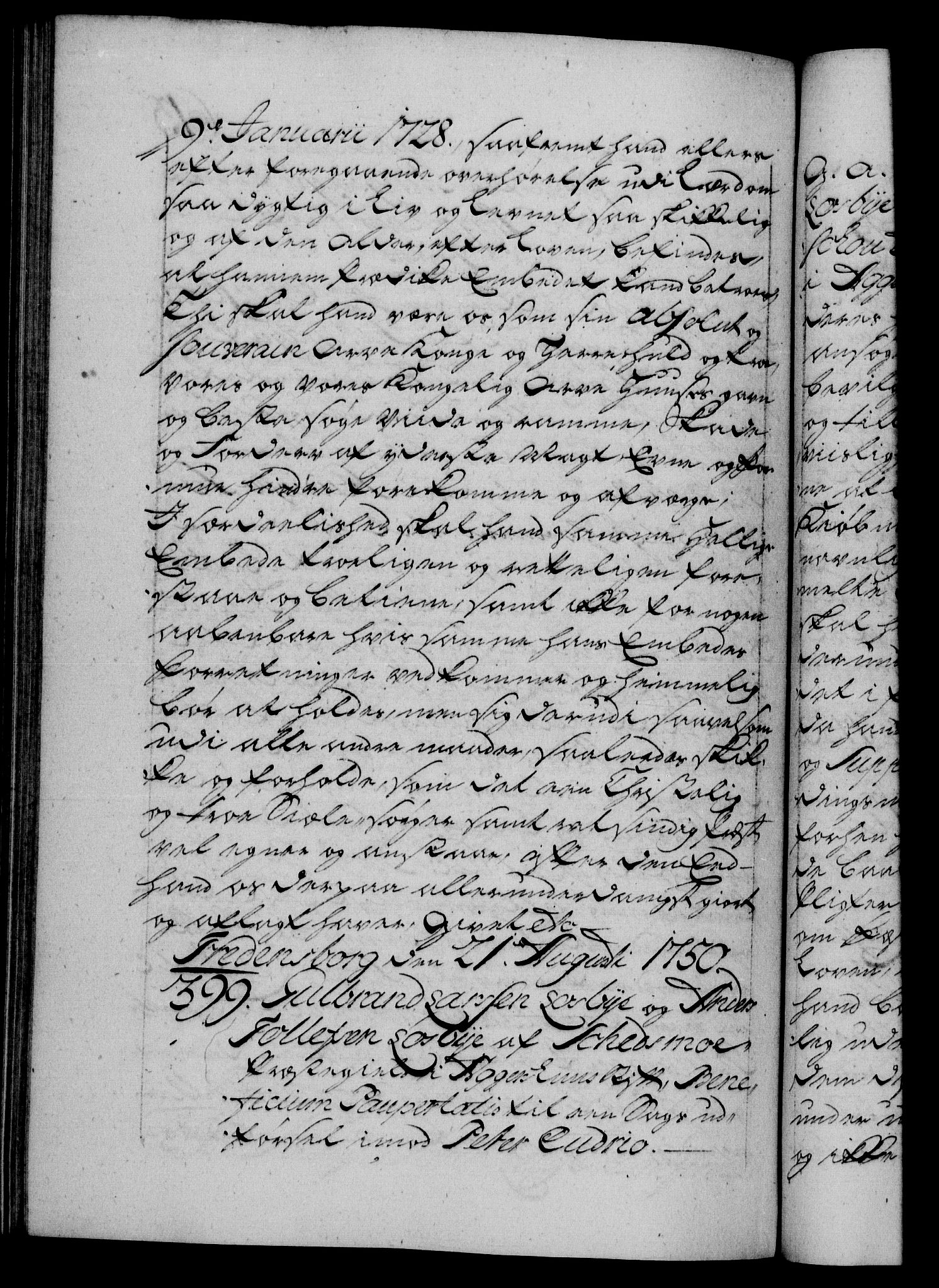 Danske Kanselli 1572-1799, AV/RA-EA-3023/F/Fc/Fca/Fcaa/L0036: Norske registre, 1749-1750, p. 613b