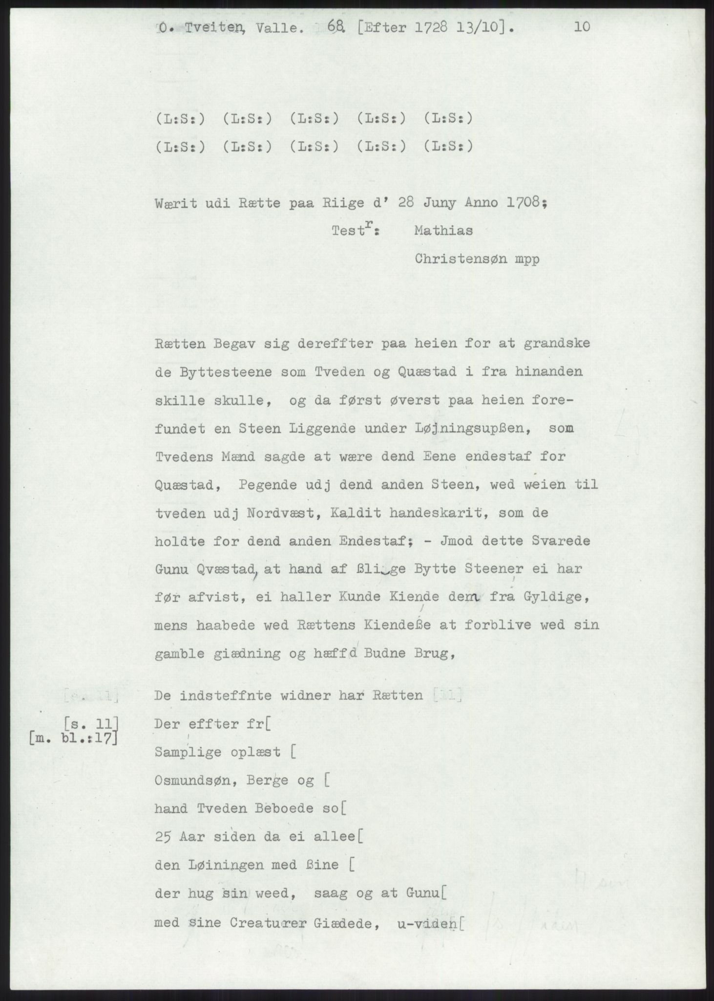 Samlinger til kildeutgivelse, Diplomavskriftsamlingen, AV/RA-EA-4053/H/Ha, p. 141