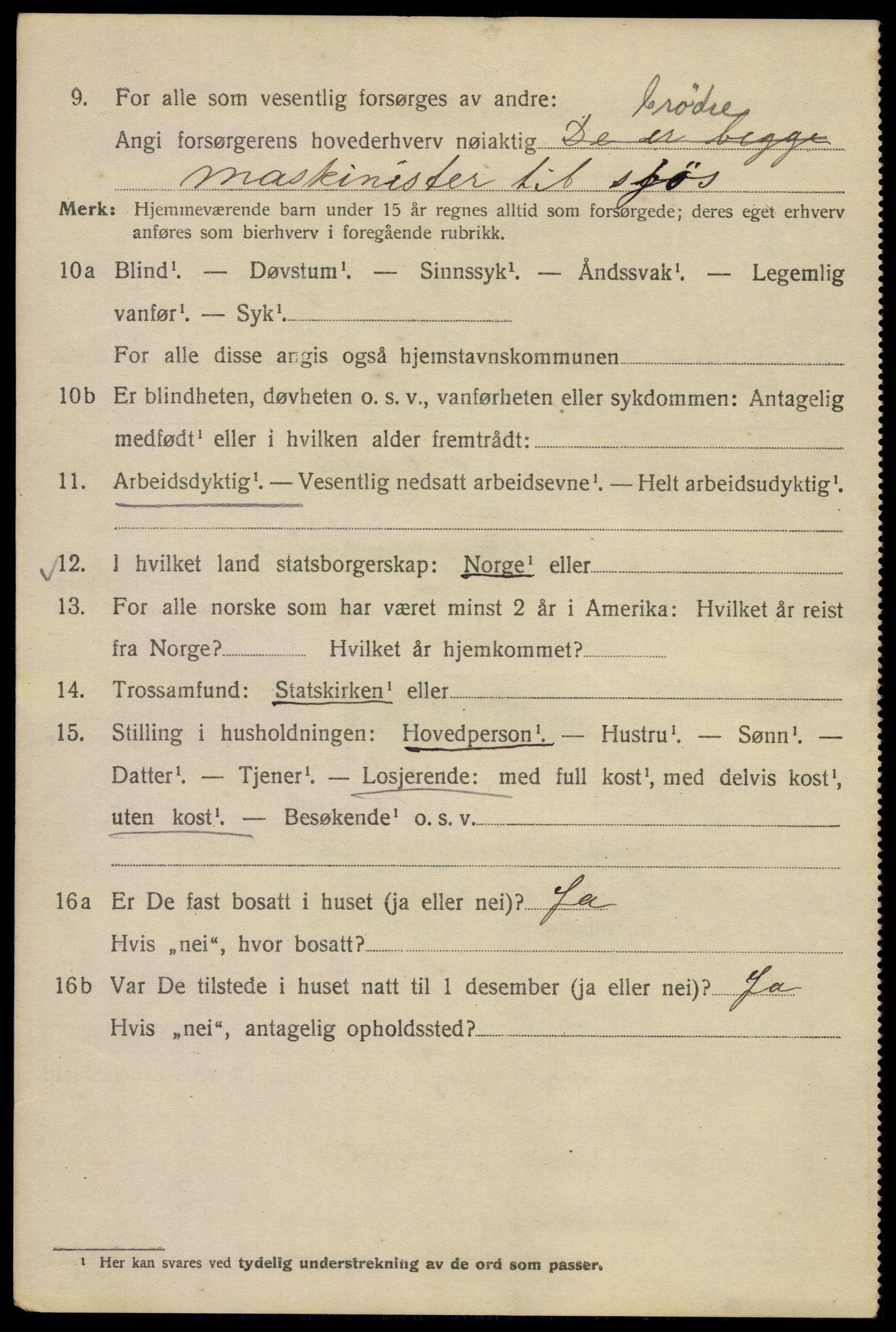 SAO, 1920 census for Kristiania, 1920, p. 461174