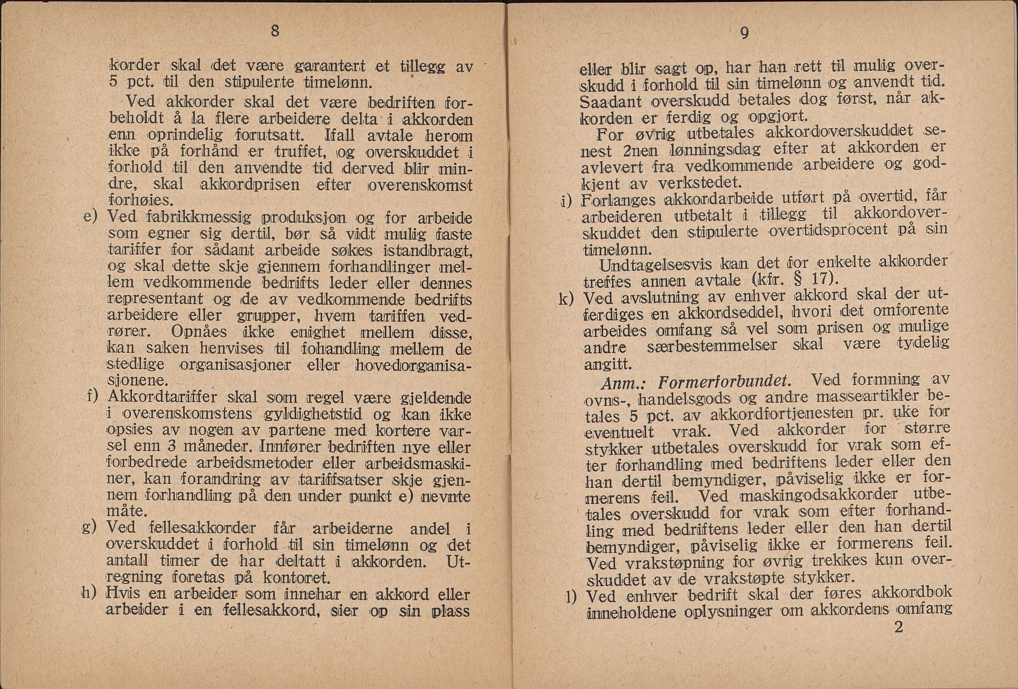 Norsk jern- og metallarbeiderforbund, AAB/ARK-1659/O/L0001/0010: Verkstedsoverenskomsten / Verkstedsoverenskomsten, 1925