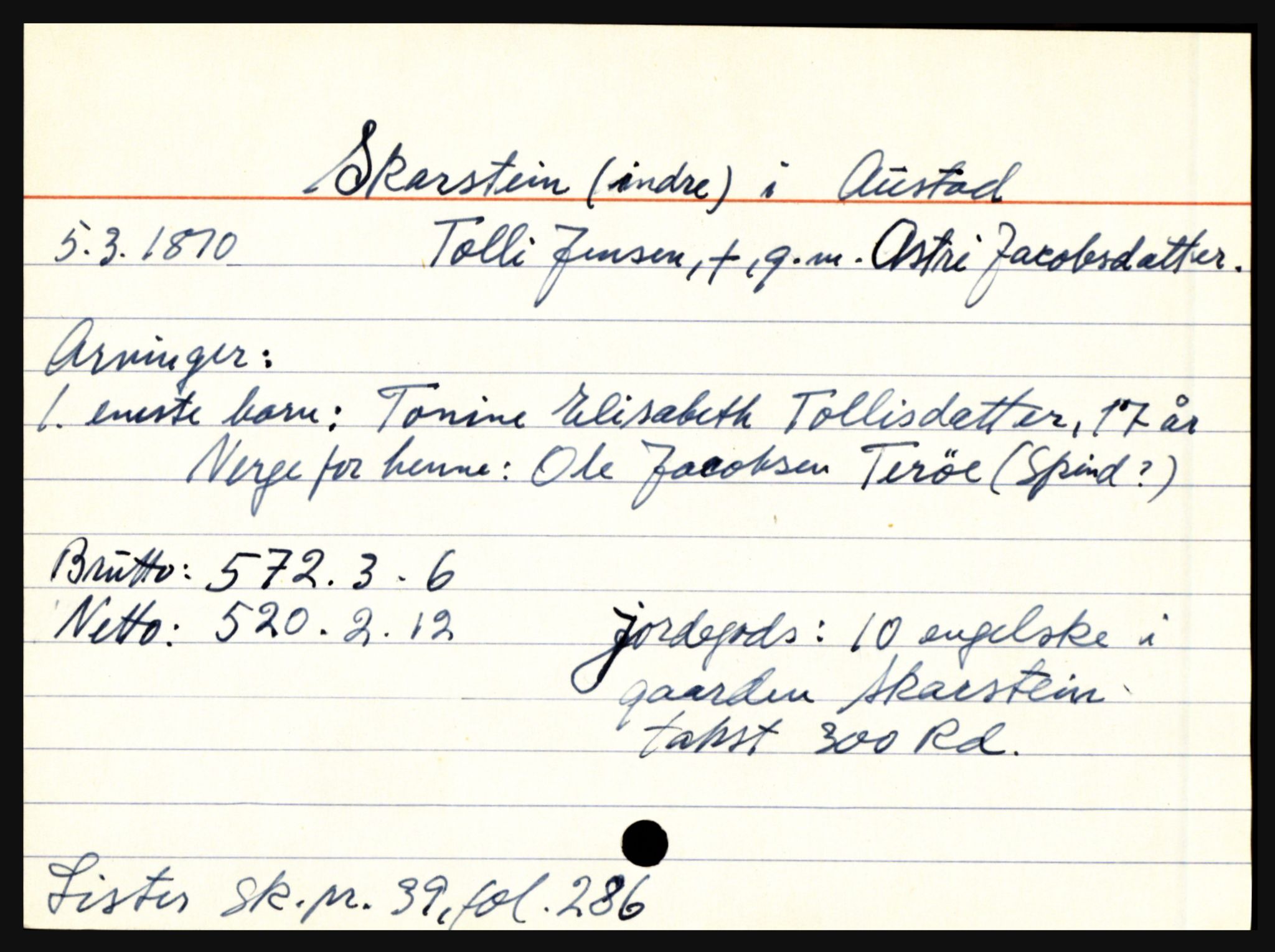 Lister sorenskriveri, AV/SAK-1221-0003/H, p. 33501