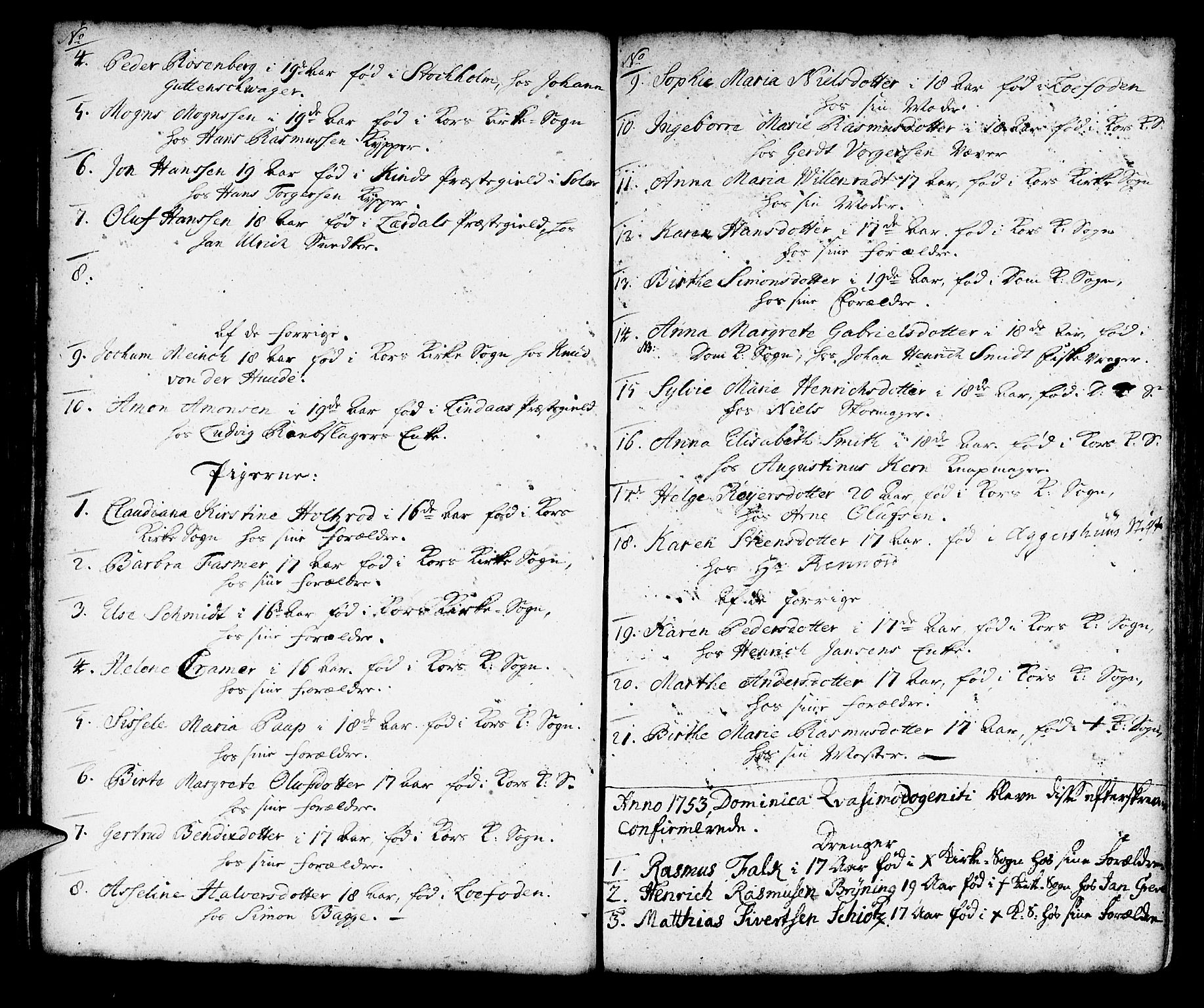 Korskirken sokneprestembete, SAB/A-76101/H/Haa/L0007: Parish register (official) no. A 7, 1736-1839, p. 44