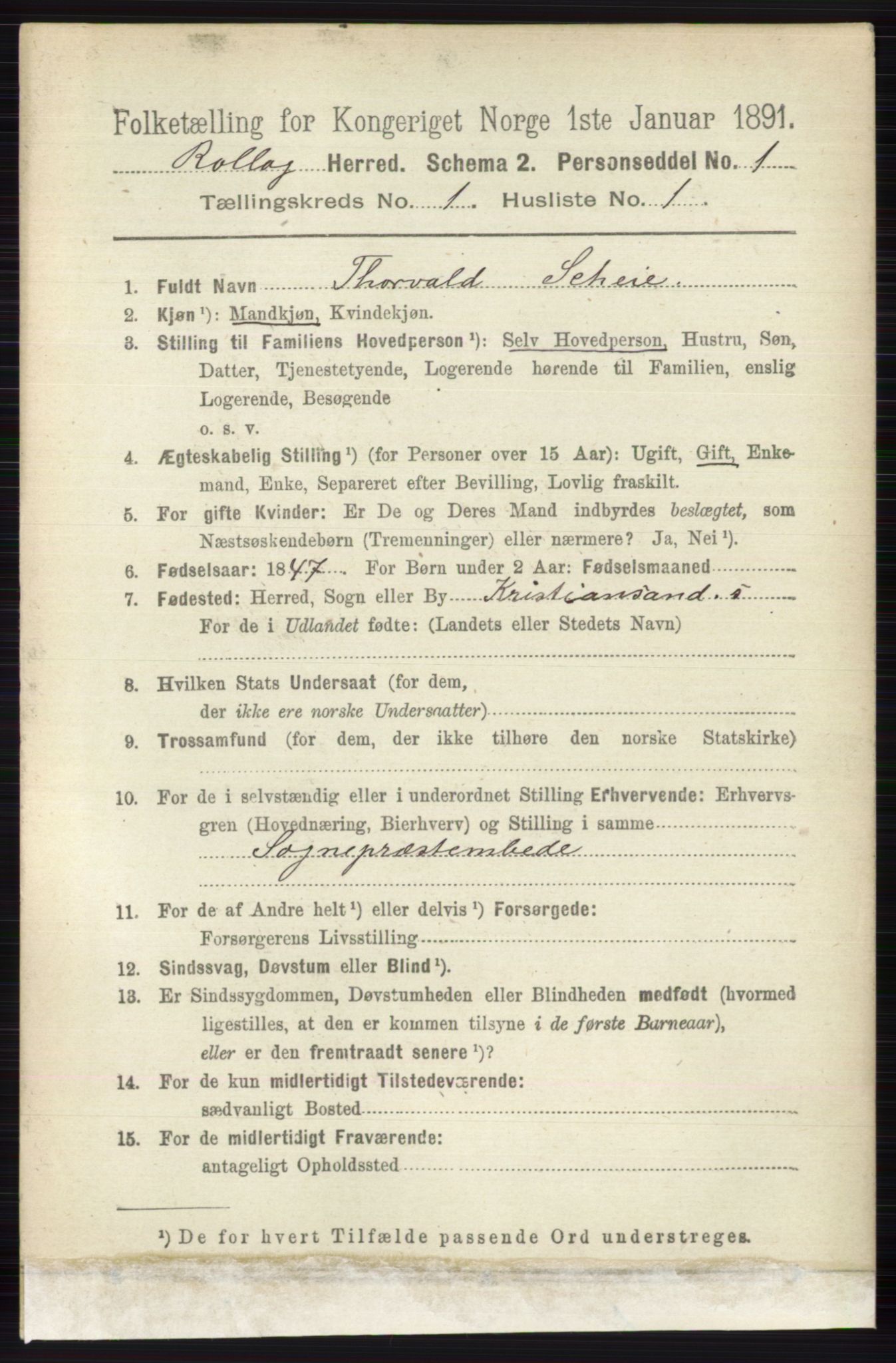 RA, 1891 census for 0632 Rollag, 1891, p. 72