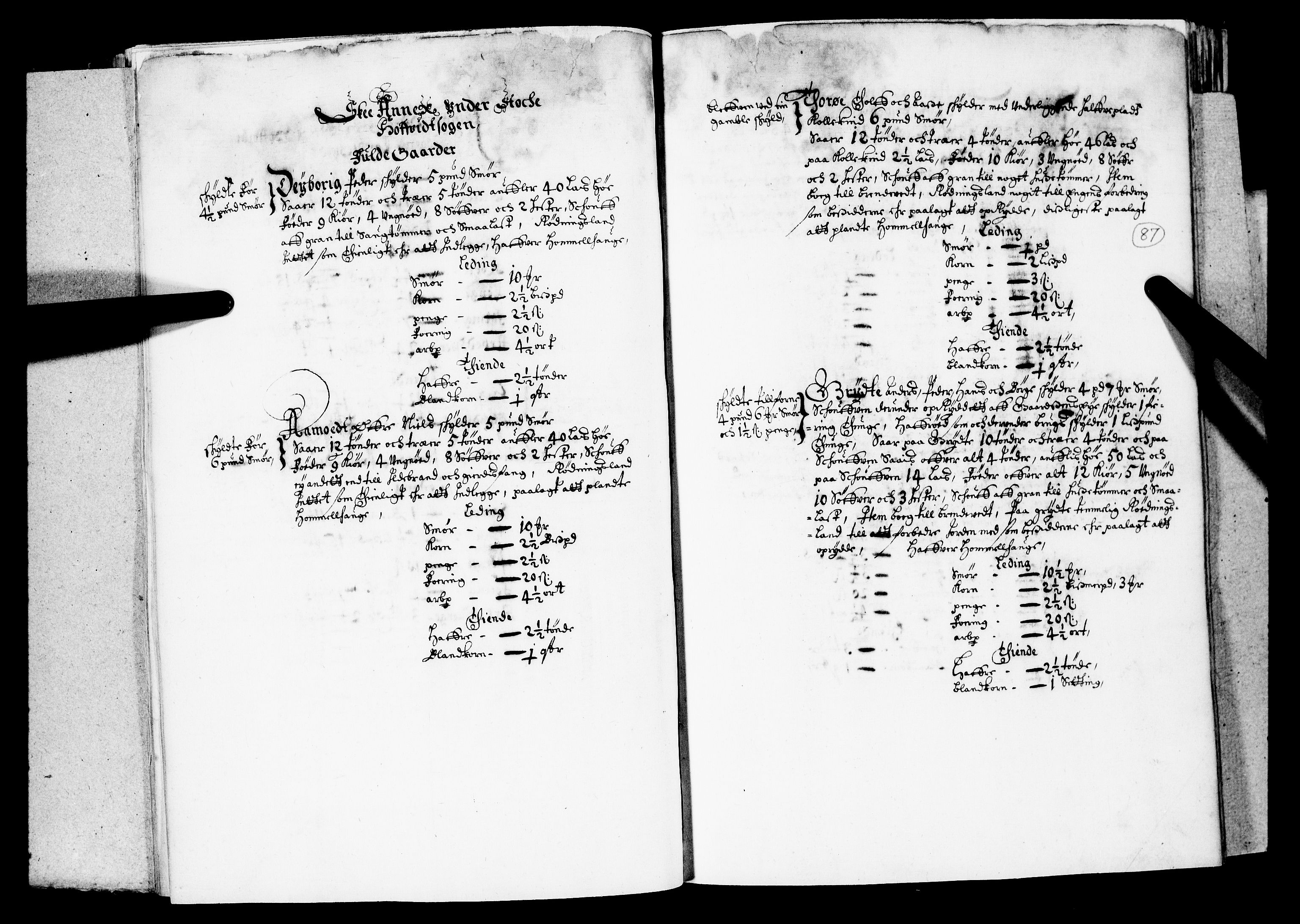 Rentekammeret inntil 1814, Realistisk ordnet avdeling, RA/EA-4070/N/Nb/Nba/L0019: Tønsberg len, 1. del, 1668, p. 86b-87a