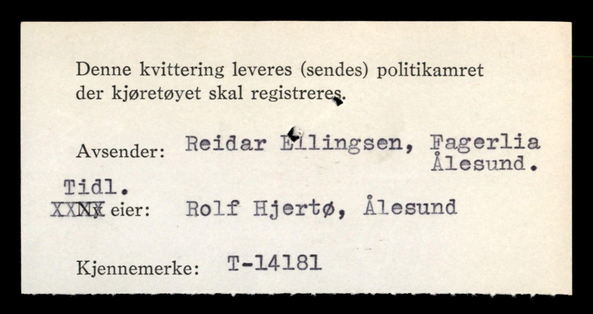 Møre og Romsdal vegkontor - Ålesund trafikkstasjon, AV/SAT-A-4099/F/Fe/L0043: Registreringskort for kjøretøy T 14080 - T 14204, 1927-1998, p. 2640