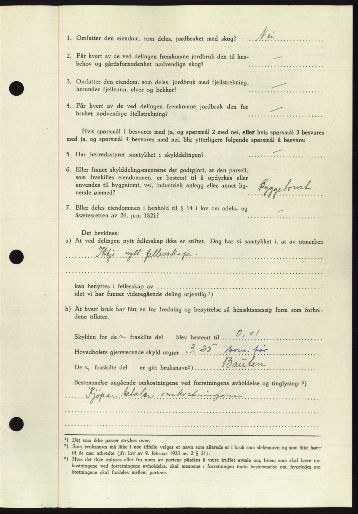 Søre Sunnmøre sorenskriveri, AV/SAT-A-4122/1/2/2C/L0094: Mortgage book no. 20A, 1953-1953, Diary no: : 278/1953