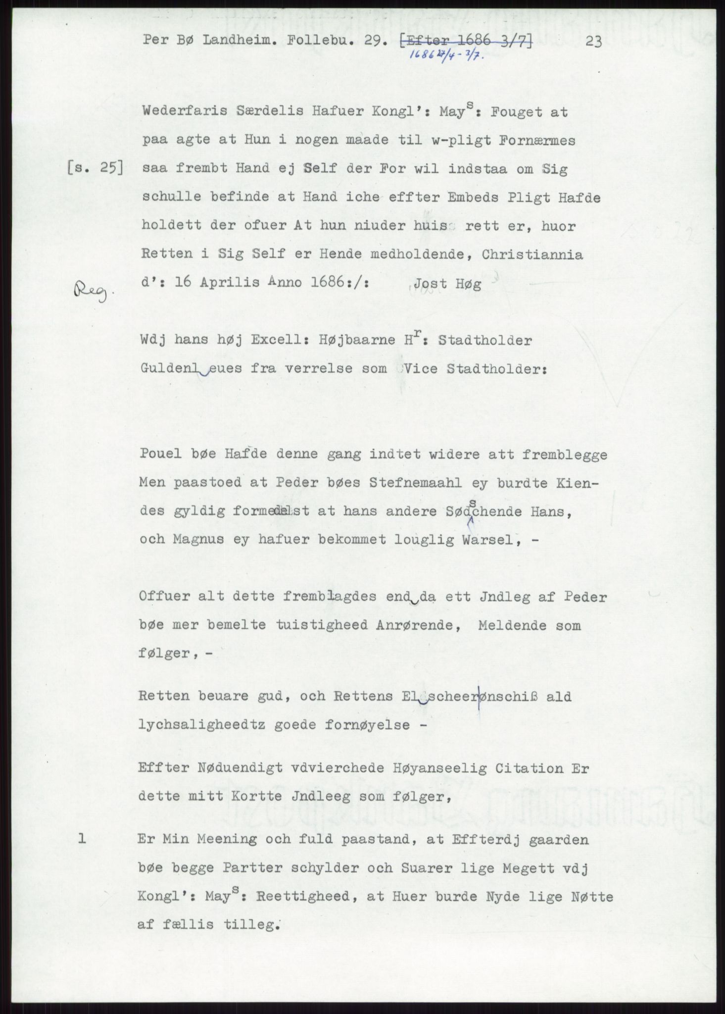 Samlinger til kildeutgivelse, Diplomavskriftsamlingen, AV/RA-EA-4053/H/Ha, p. 3164