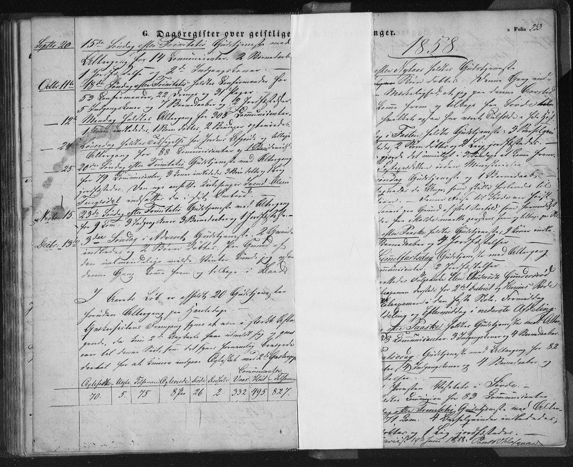 Sand sokneprestkontor, AV/SAST-A-101848/01/III/L0002: Parish register (official) no. A 2, 1838-1859, p. 253