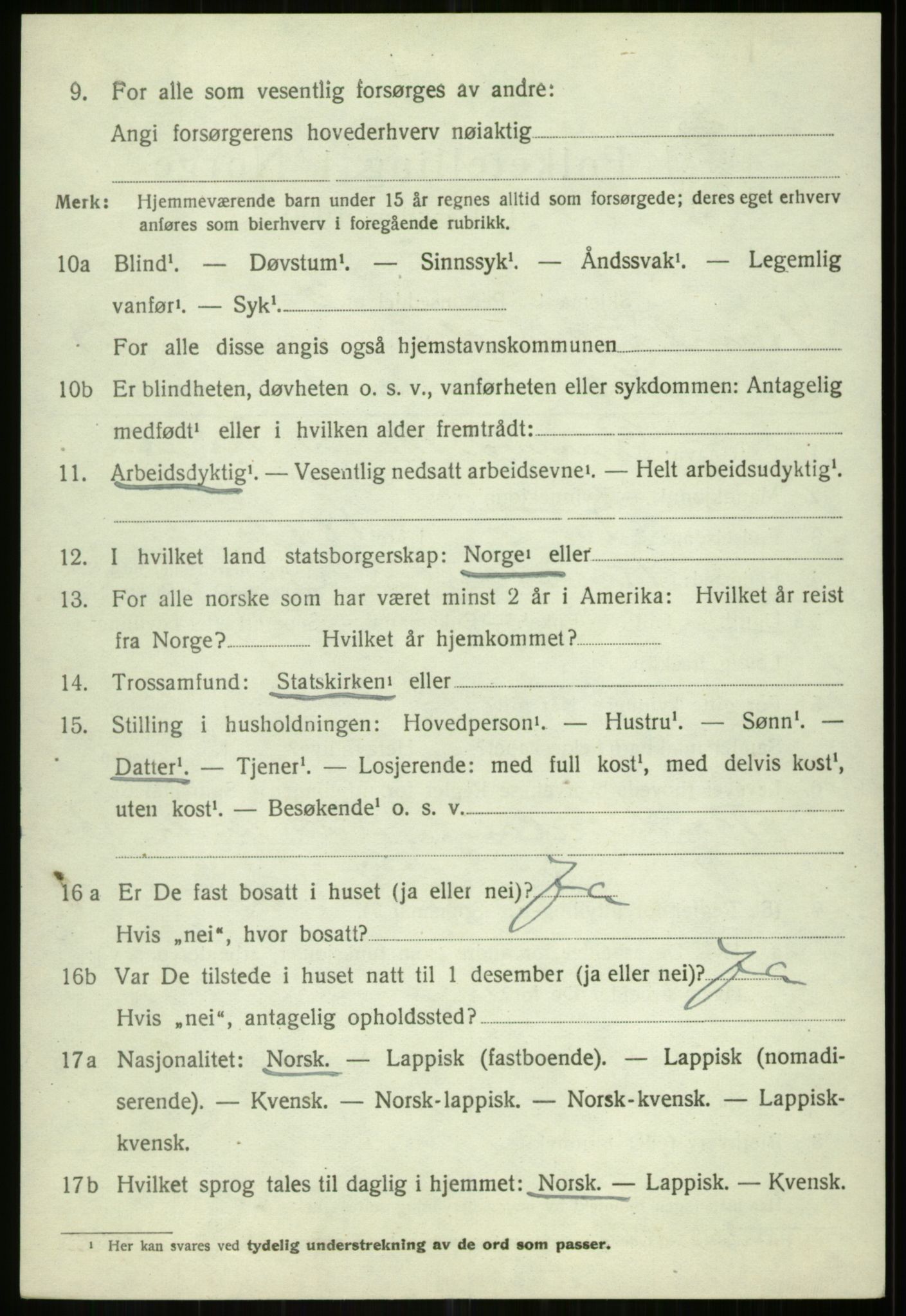 SATØ, 1920 census for Tromsøysund, 1920, p. 14225