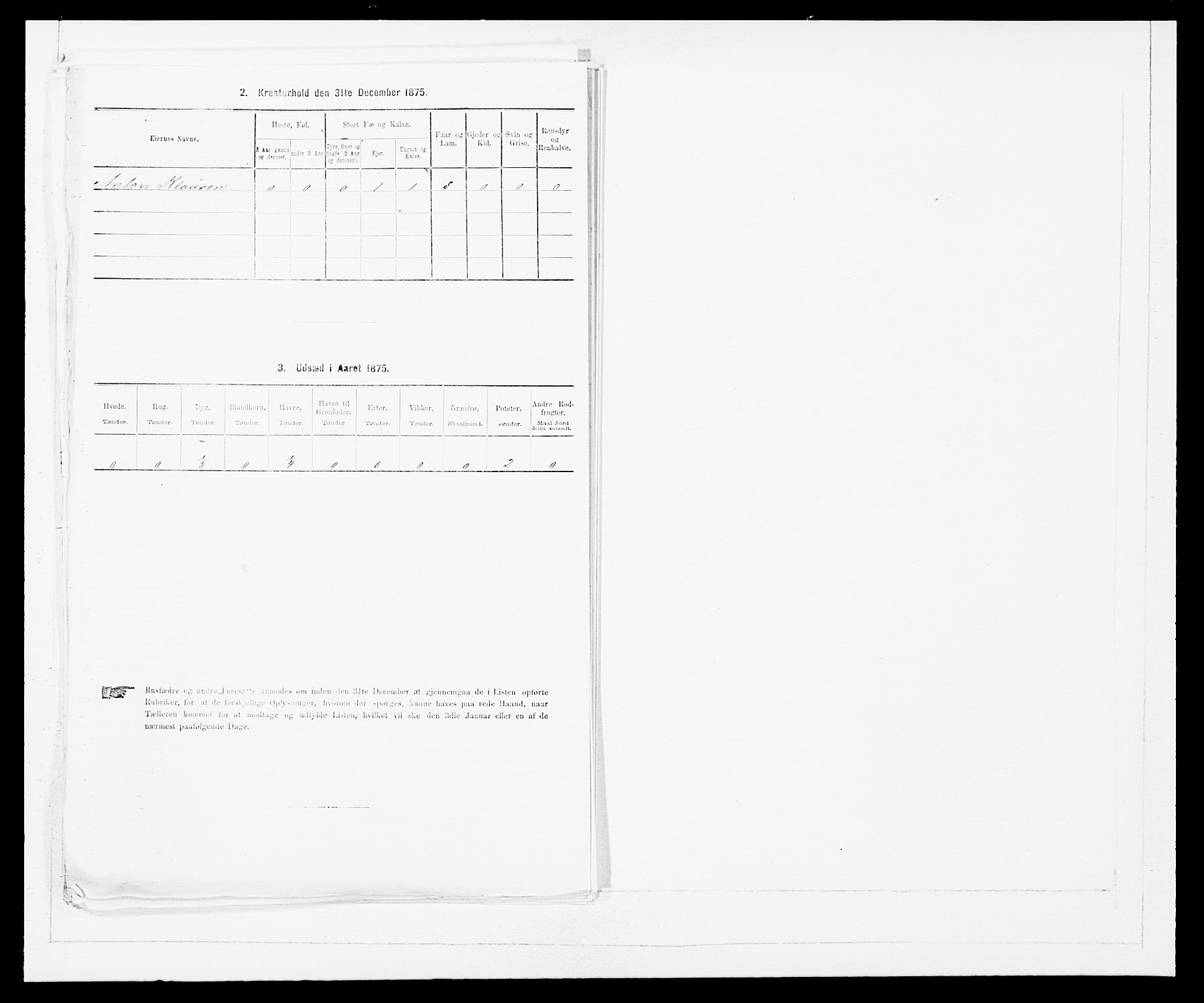 SAB, 1875 Census for 1448P Stryn, 1875, p. 447