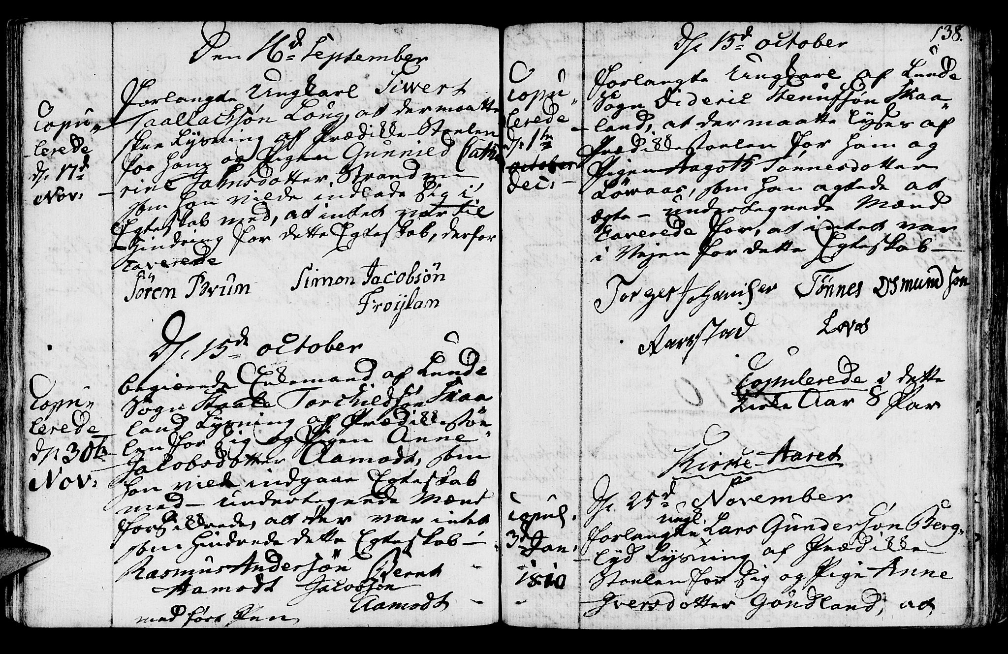 Sokndal sokneprestkontor, AV/SAST-A-101808: Parish register (official) no. A 5, 1806-1826, p. 138