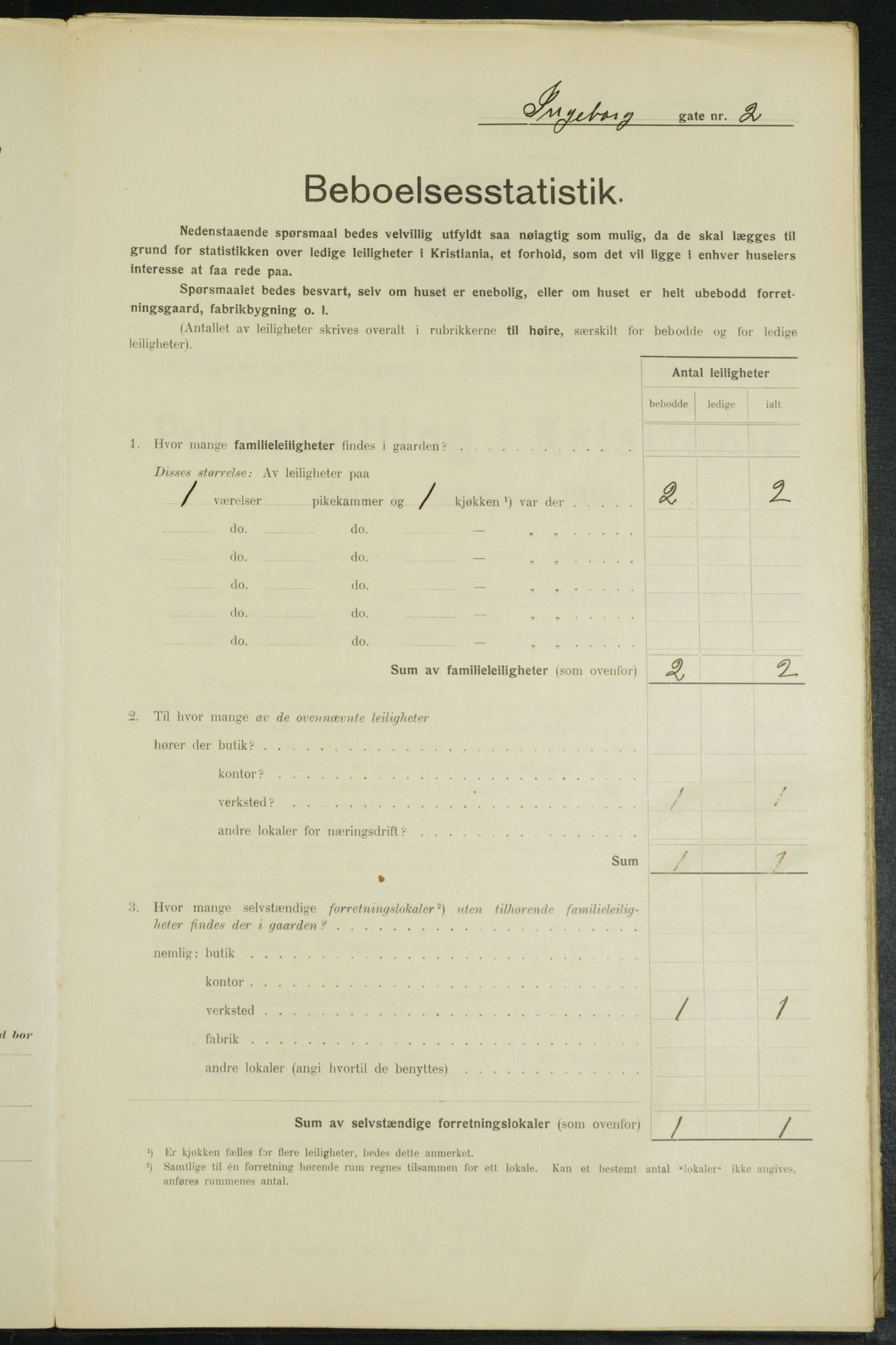 OBA, Municipal Census 1914 for Kristiania, 1914, p. 43751