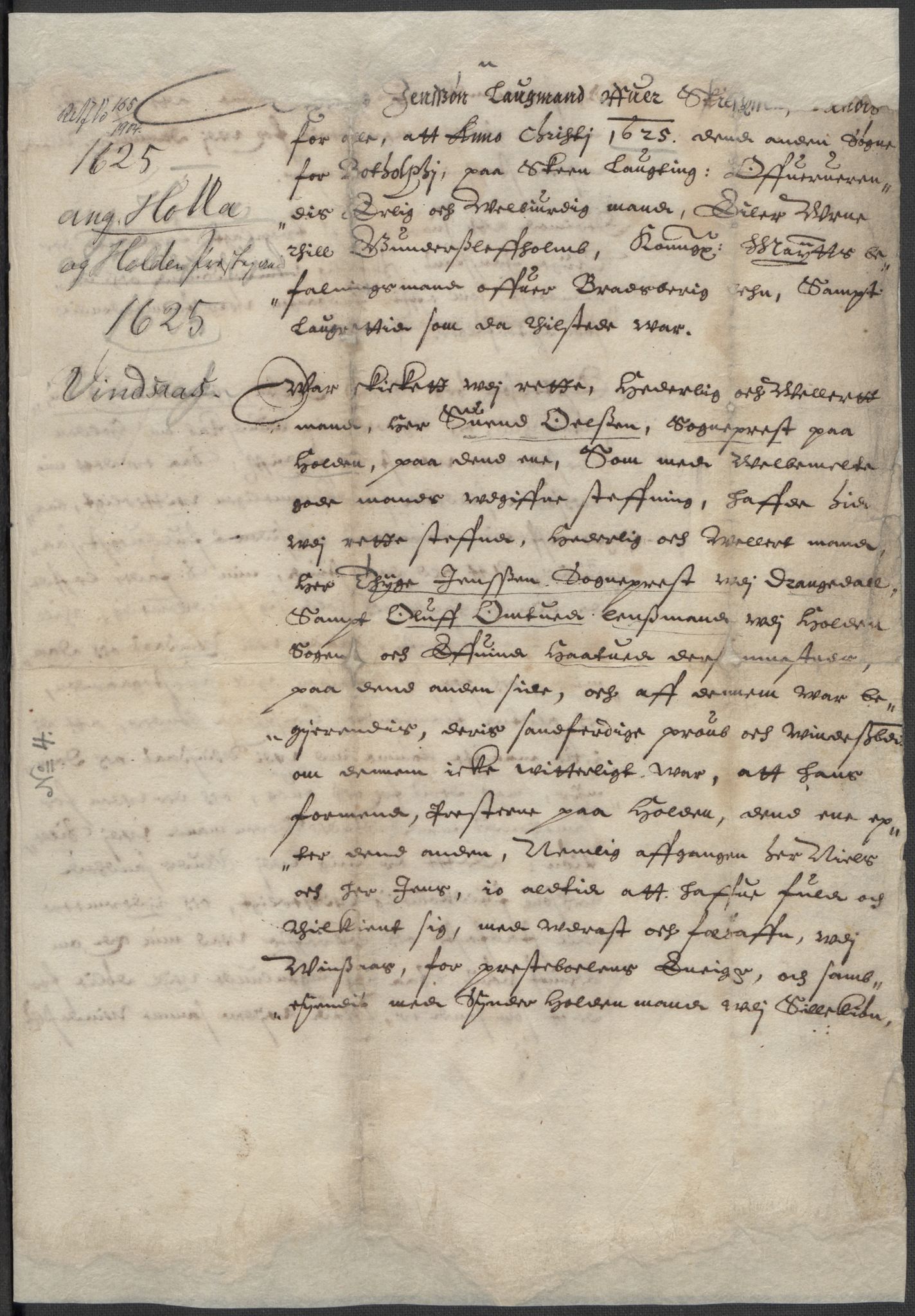 Riksarkivets diplomsamling, AV/RA-EA-5965/F15/L0026: Prestearkiv - Telemark, 1575-1838, p. 33