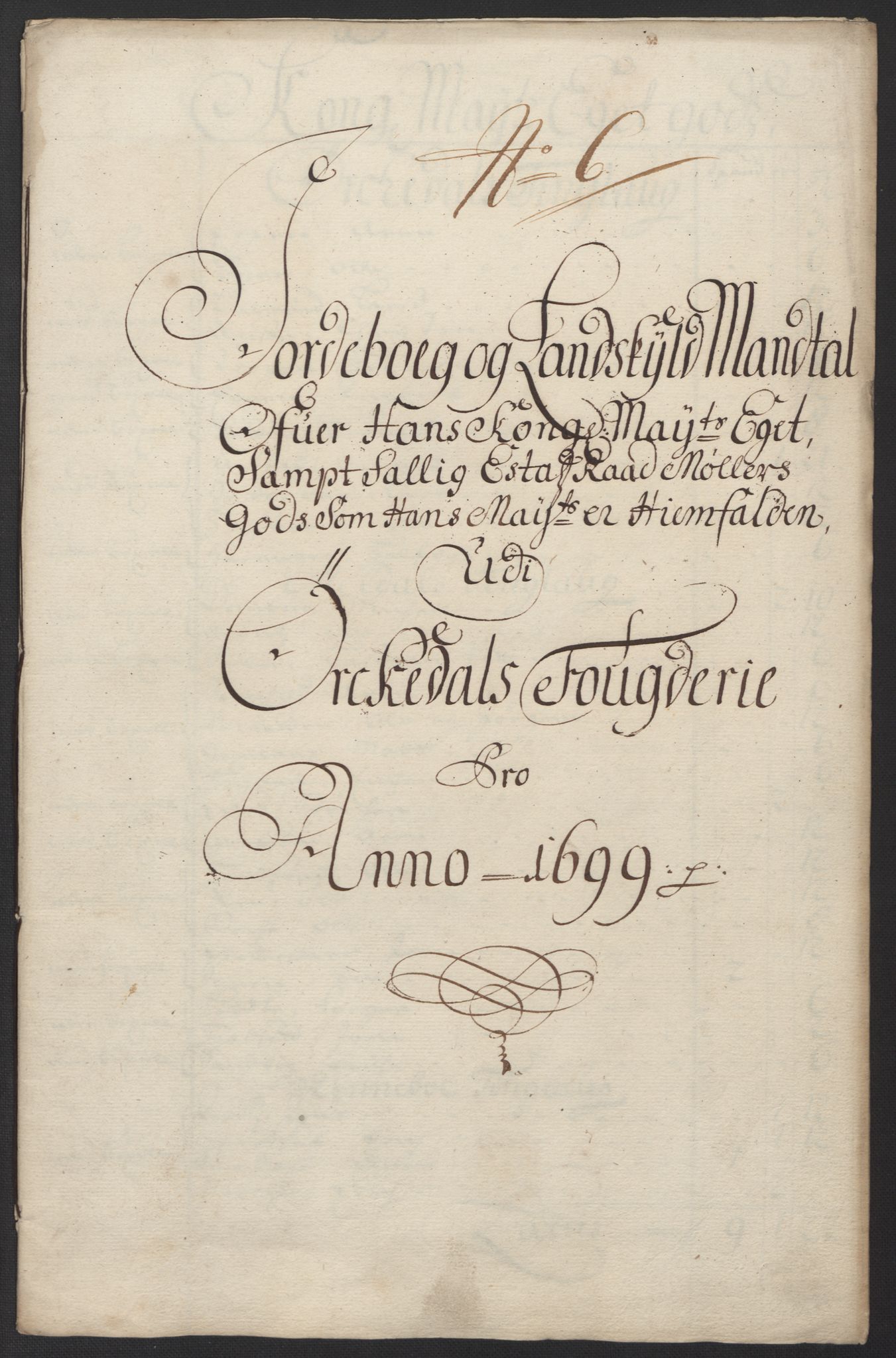 Rentekammeret inntil 1814, Reviderte regnskaper, Fogderegnskap, AV/RA-EA-4092/R60/L3949: Fogderegnskap Orkdal og Gauldal, 1699, p. 114