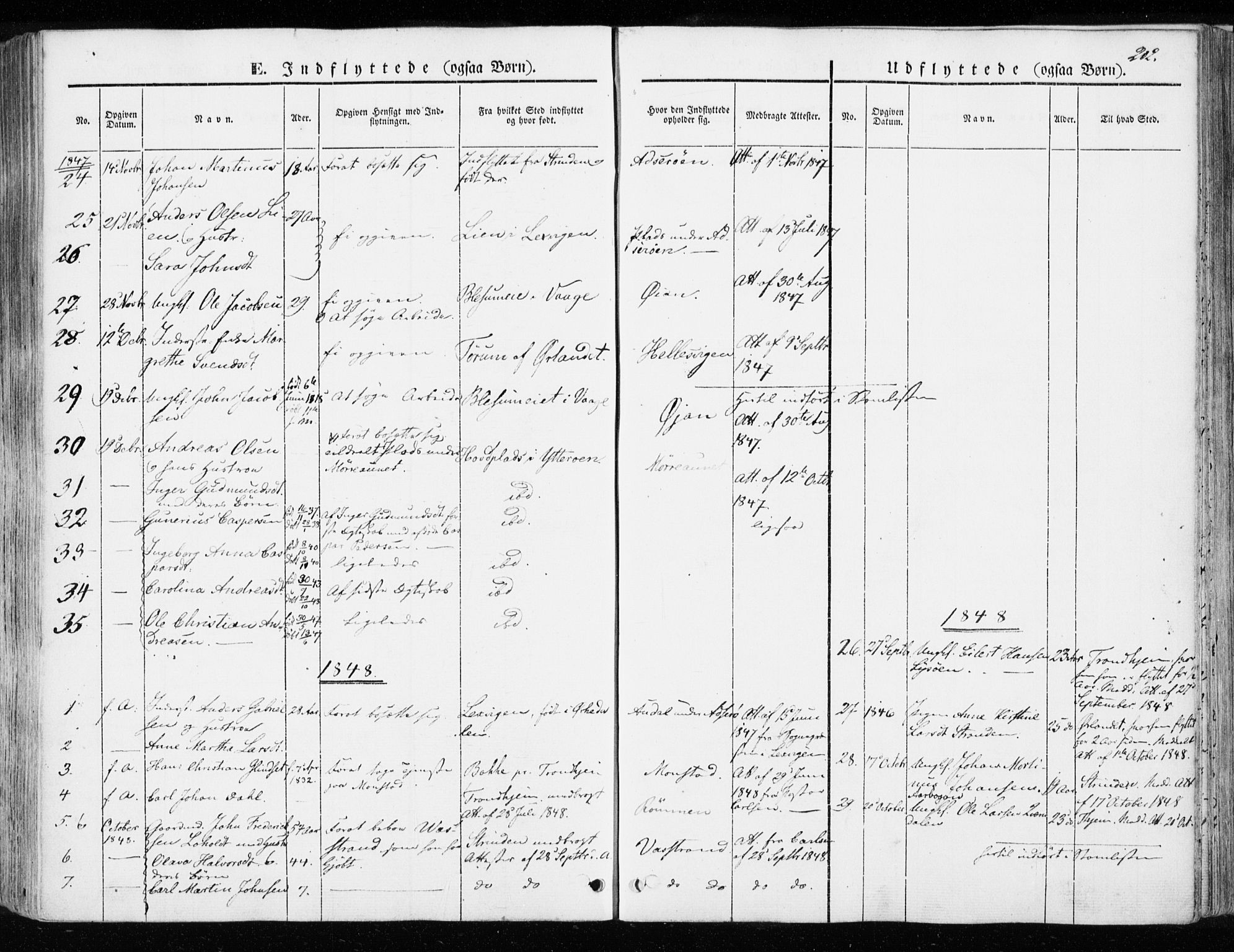 Ministerialprotokoller, klokkerbøker og fødselsregistre - Sør-Trøndelag, AV/SAT-A-1456/655/L0677: Parish register (official) no. 655A06, 1847-1860, p. 202